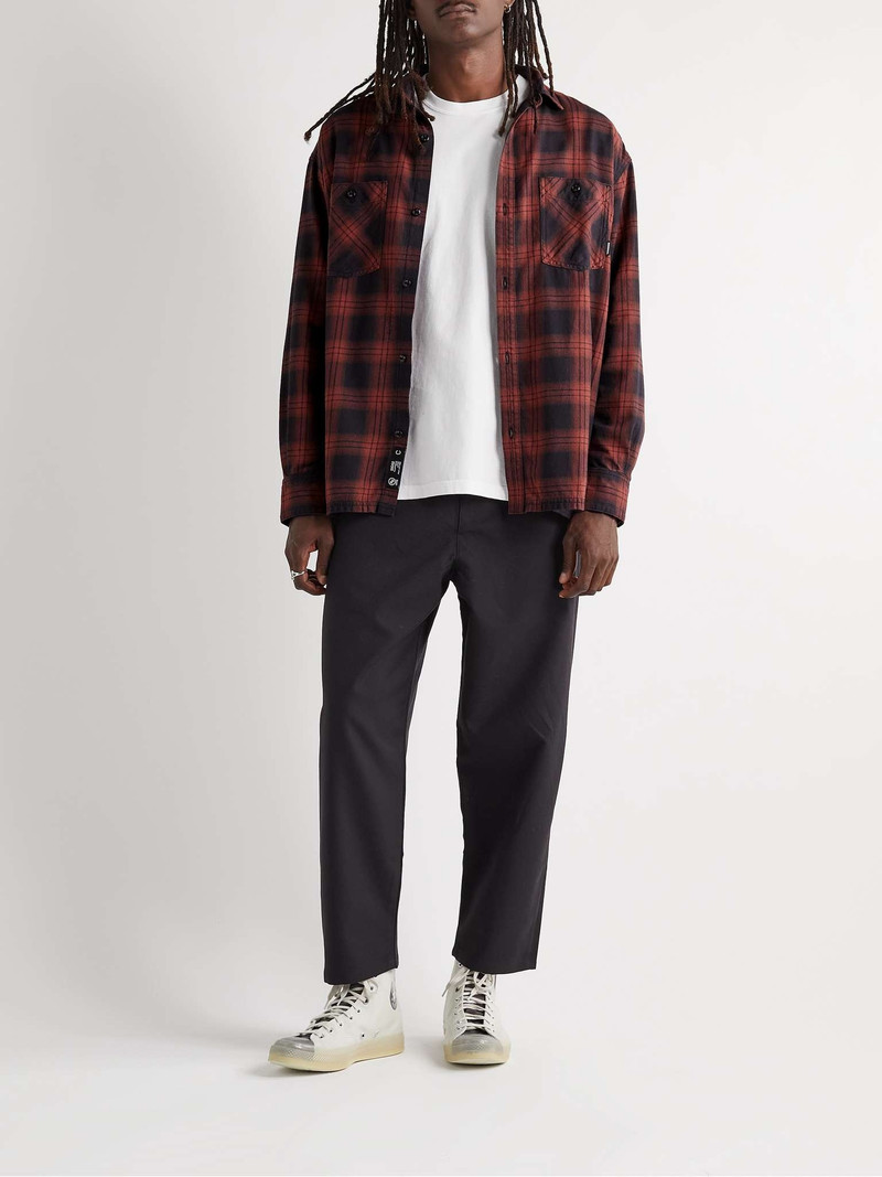 NEIGHBORHOOD Nel Checked Cotton-Flannel Shirt outlook