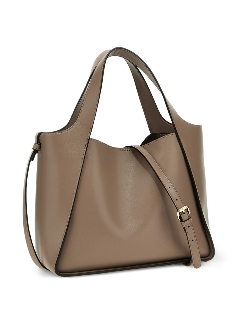 Stella McCartney openwork logo stella tote bag outlook