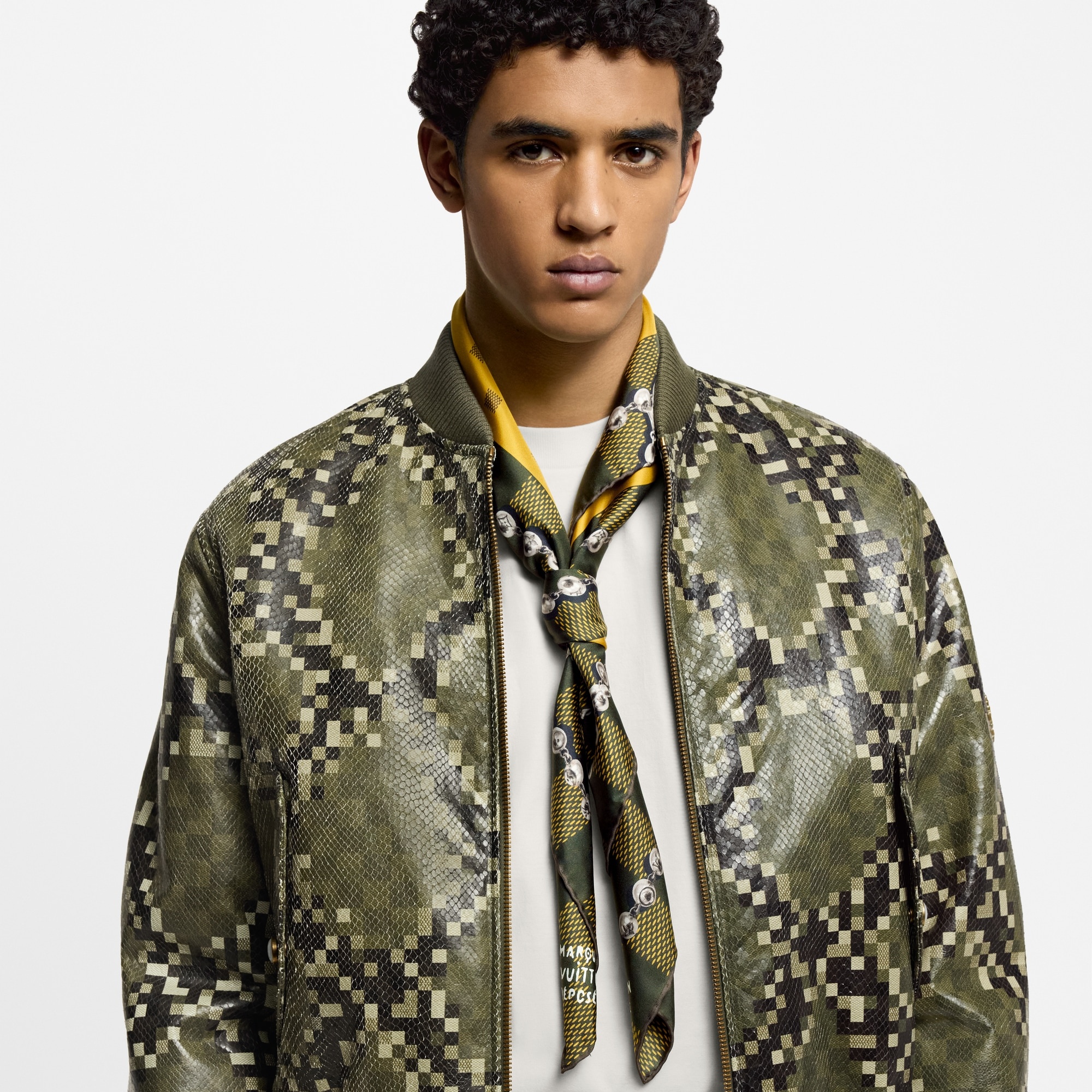 Damier Jewelry Silk Square - 5