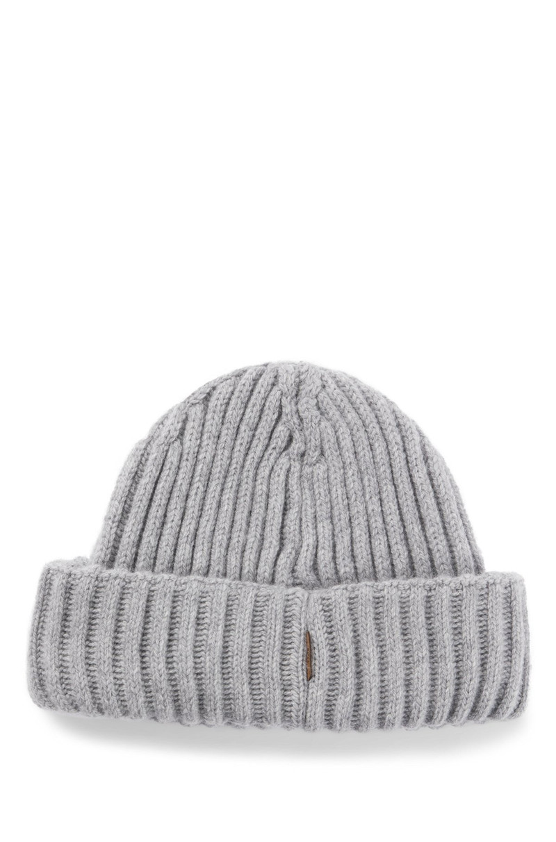 BOSS FISHERMAN BEANIE HAT IN VIRGIN WOOL AND CASHMERE outlook