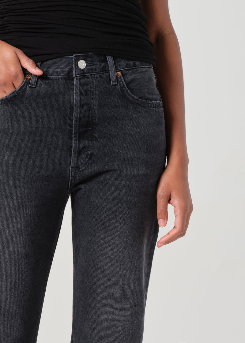 90'S PINCH WAIST HIGH RISE STRAIGHT LONG IN HITCH 6