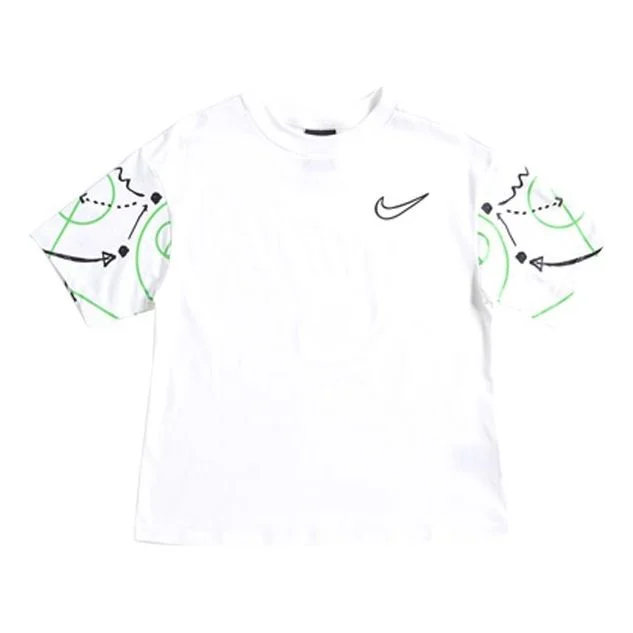 (WMNS) Nike Nsw Summer Hoops Casual Short Sleeve White CW6754-100 - 1