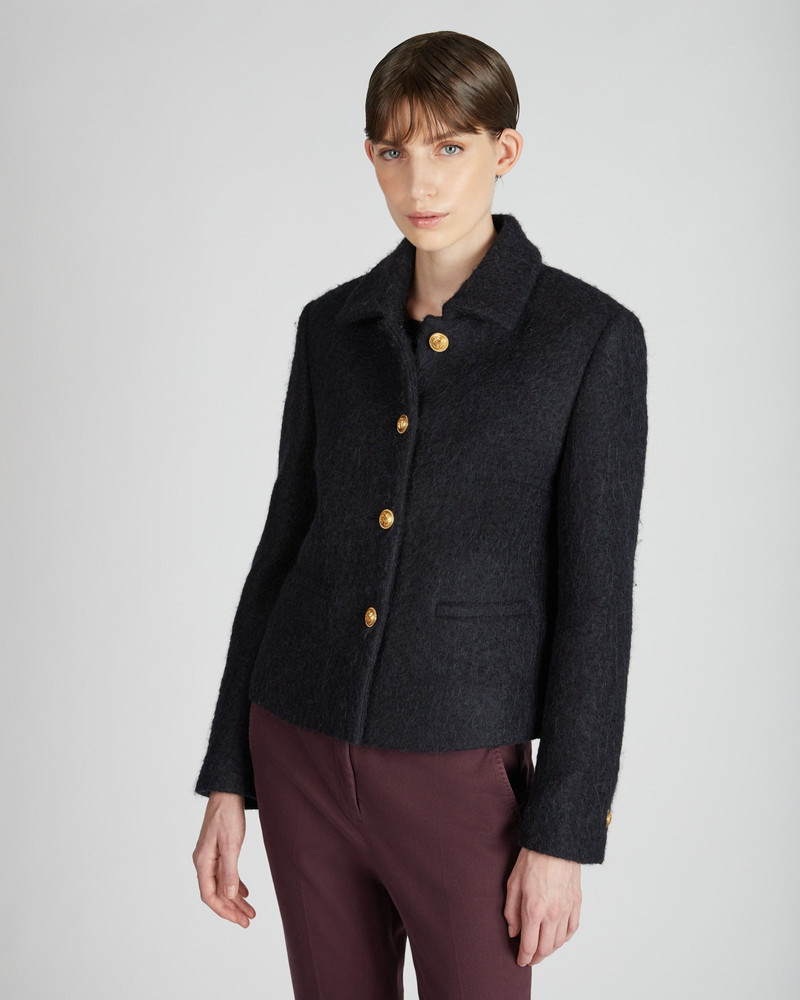 SLOWEAR Wool bouclé regular fit jacket outlook