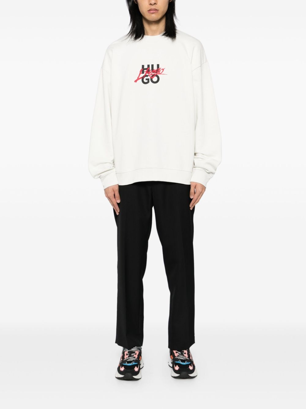 Double Logo cotton sweatshirt - 2