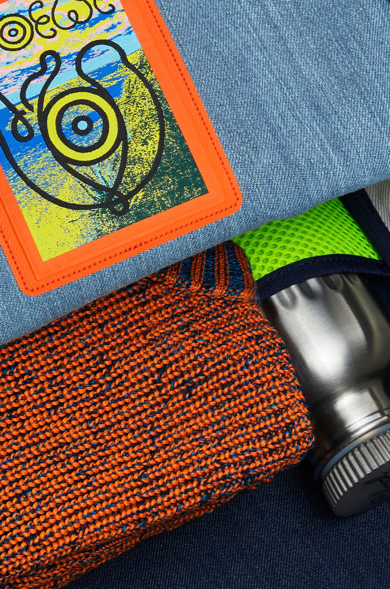 Small backpack in denim 5