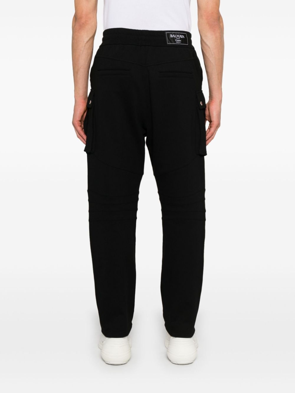 ribbed-panel track pants - 4