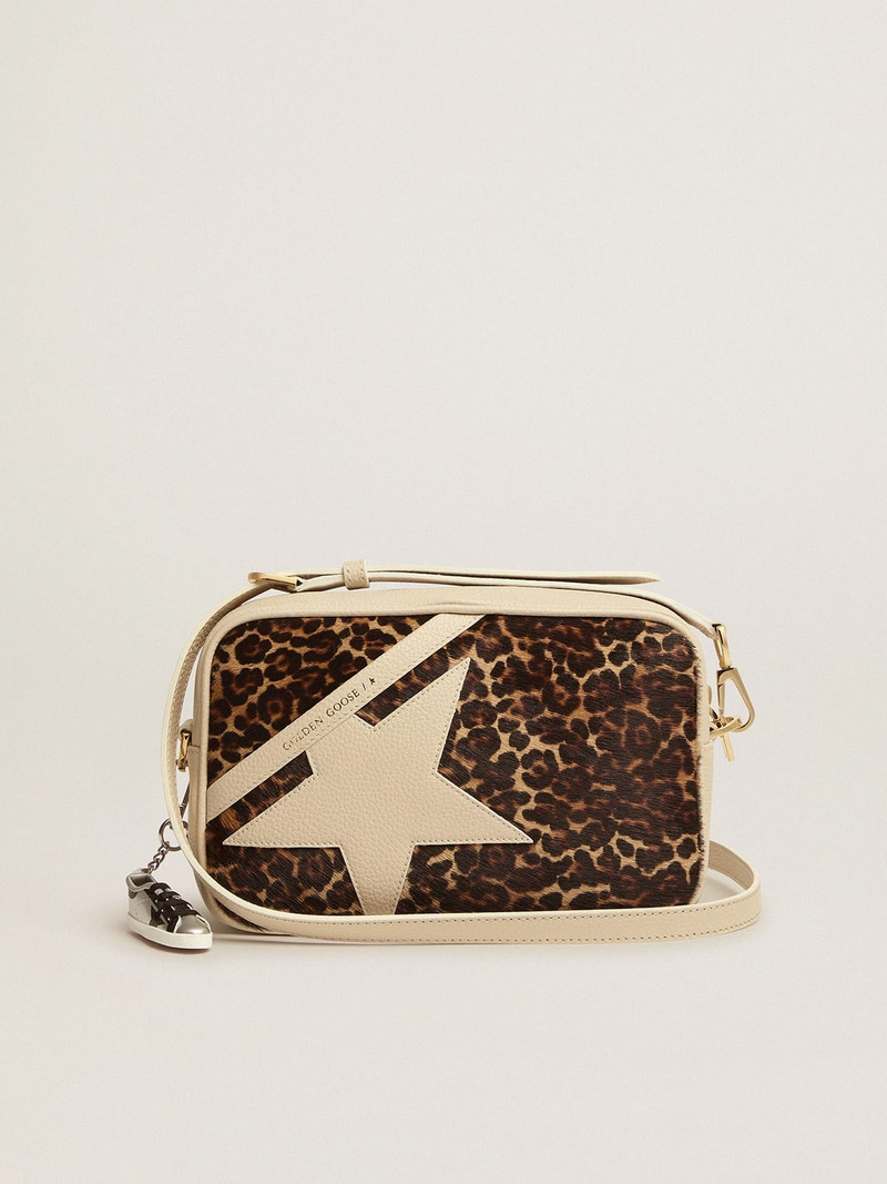 Off-white Star Bag with leopard-print pony skin insert 1