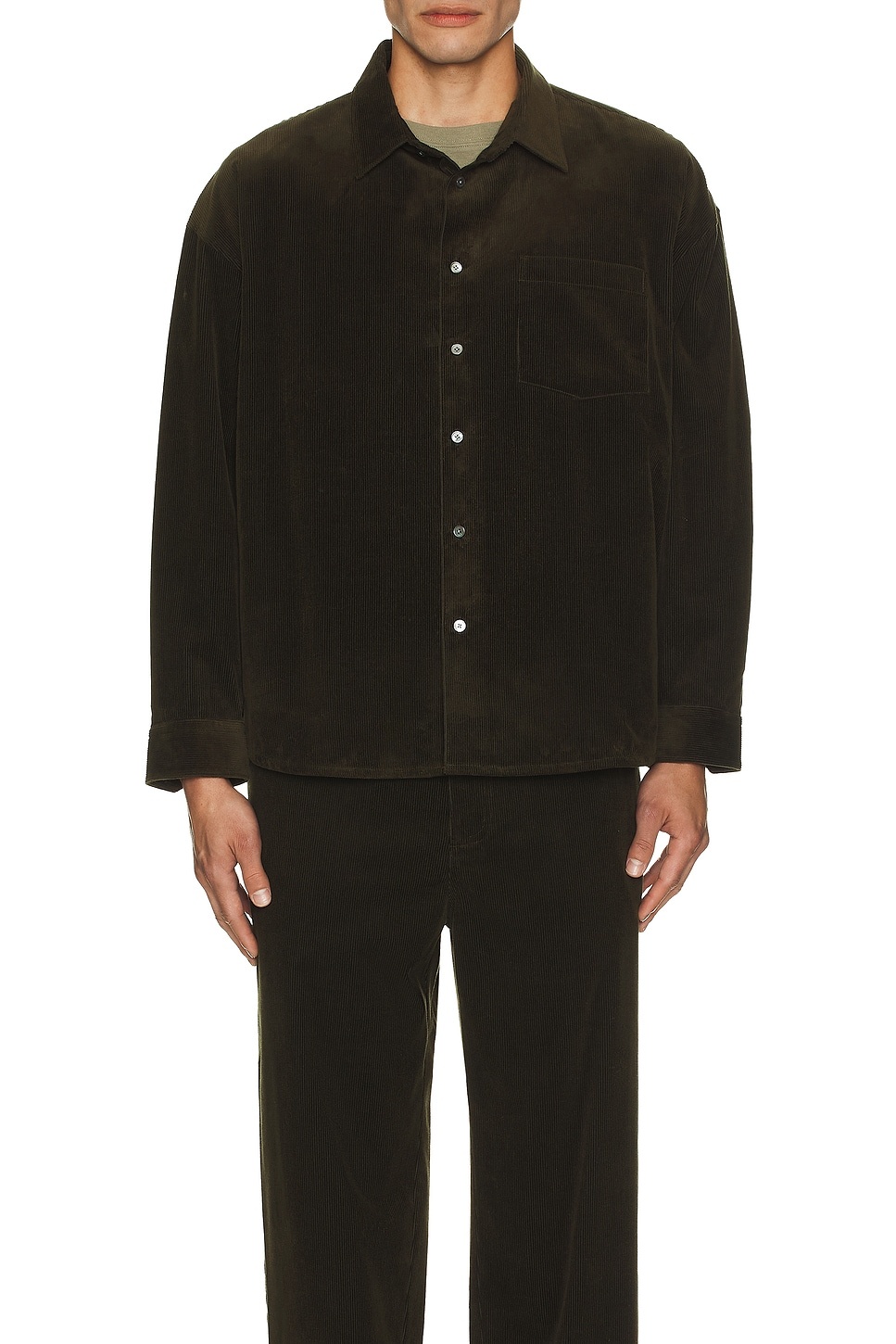 Relaxed Corduroy Overshirt - 4