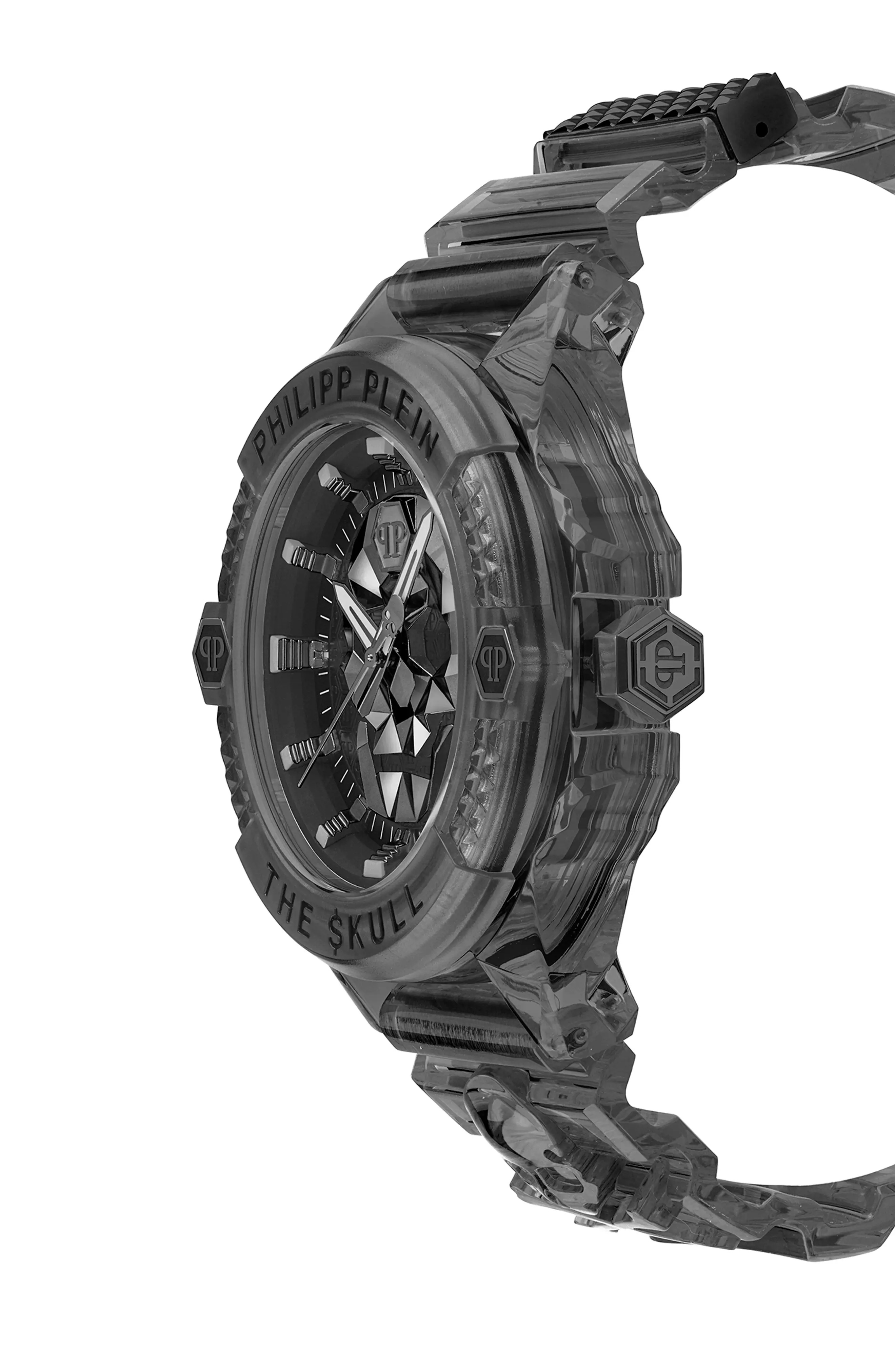 The Skull Plastic Strap Watch, 44mm - 4