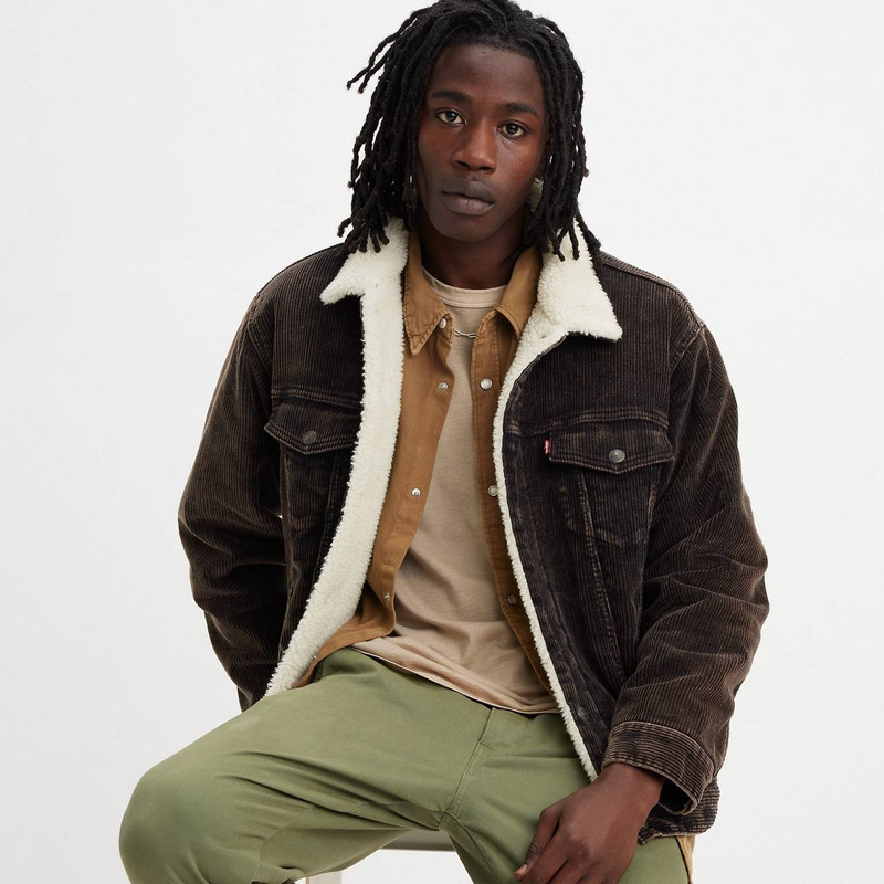 Levi's RELAXED FIT CORDUROY SHERPA TRUCKER JACKET outlook