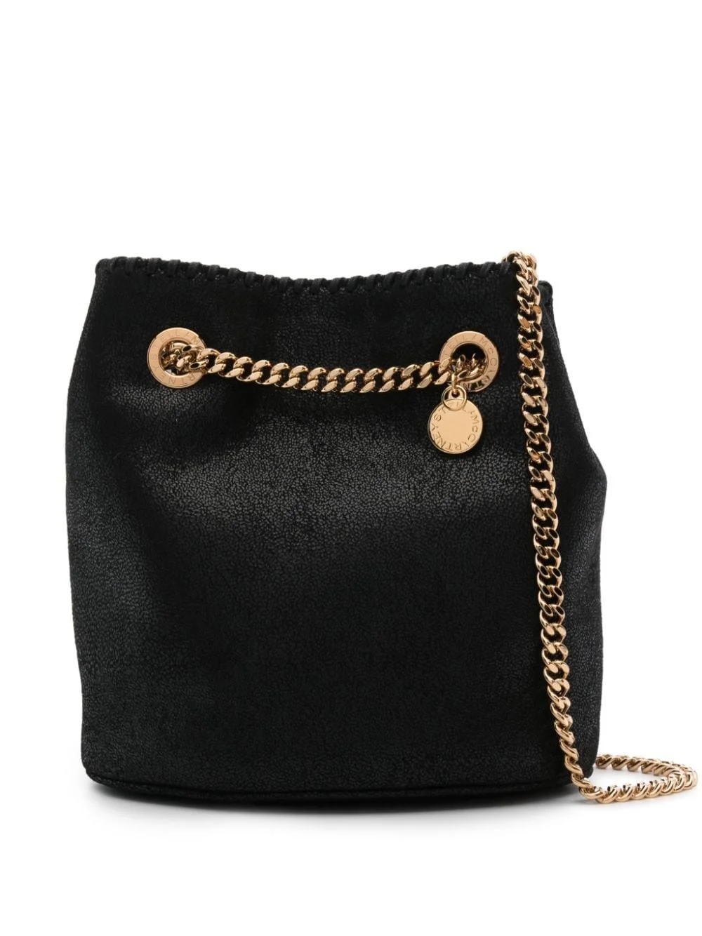 Falabella metallic bucket bag - 1