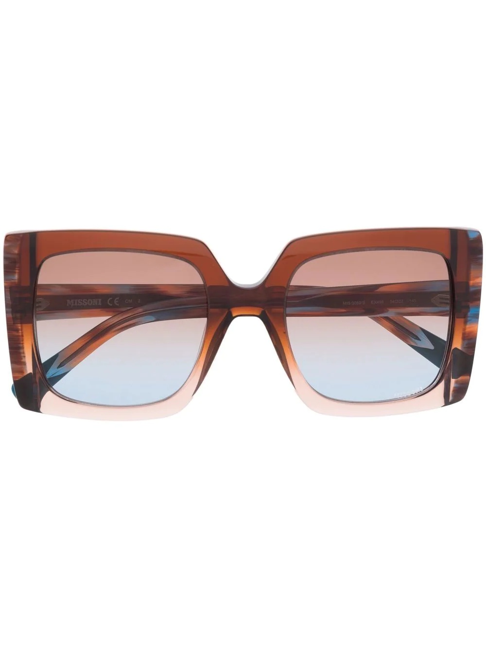 oversize square-frame sunglasses - 1