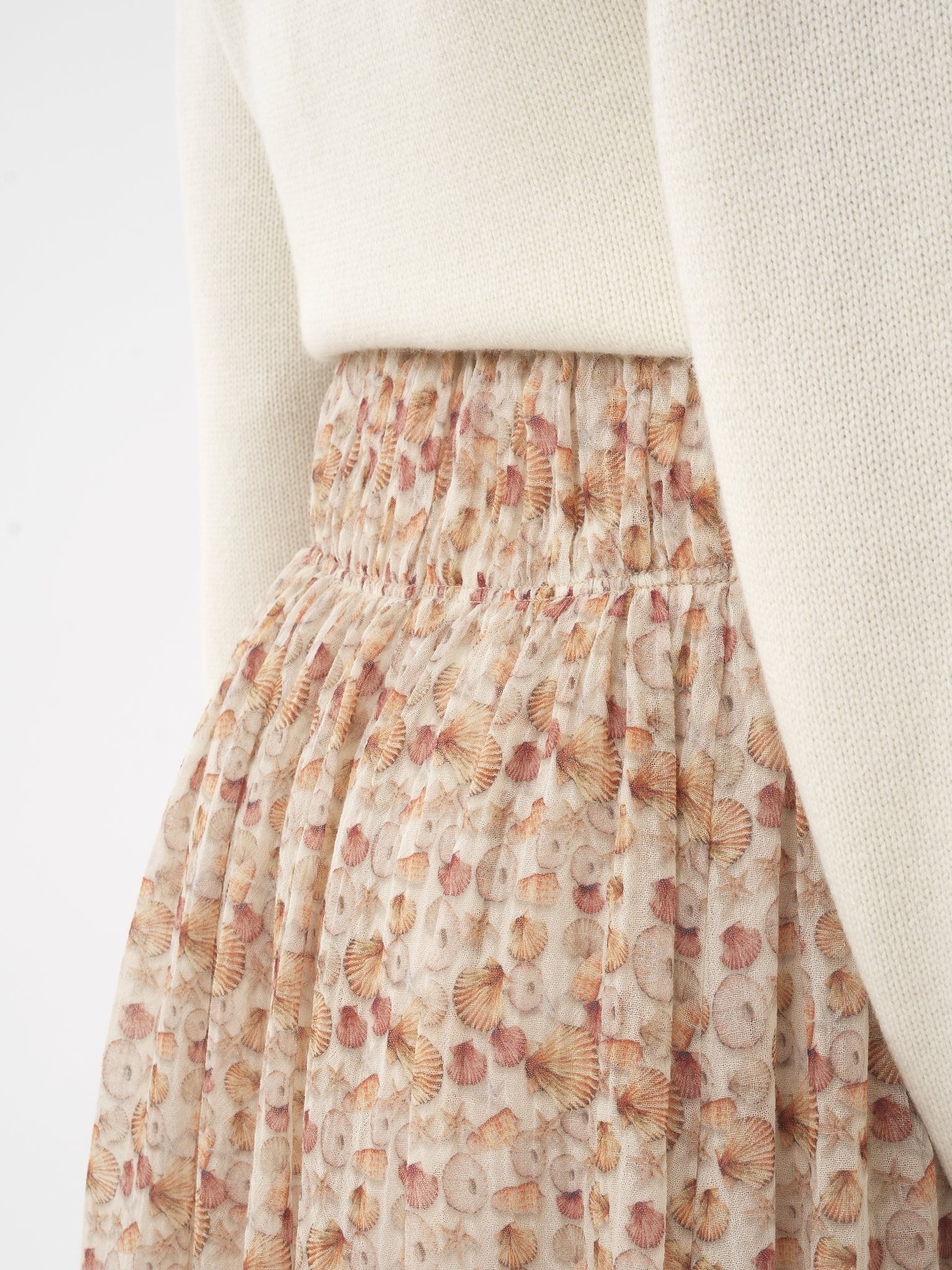 GATHERED MAXI SKIRT - 5
