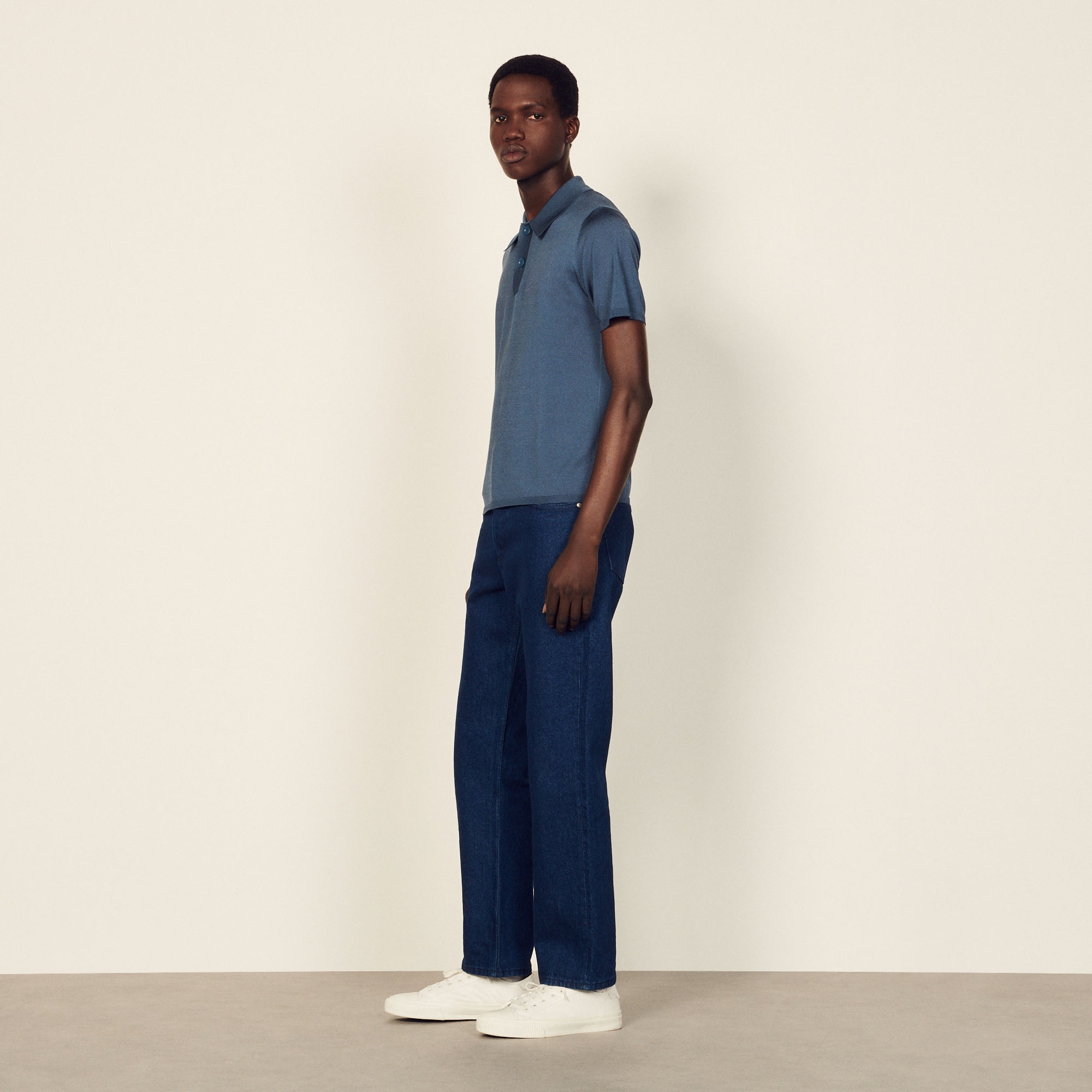 Knitted polo shirt - 4