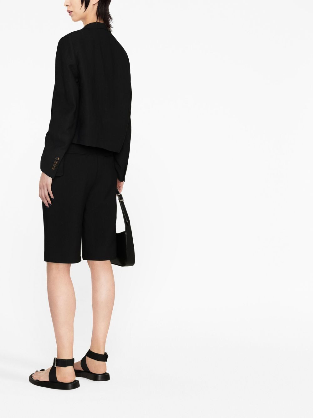boxy woven blazer jacket - 3
