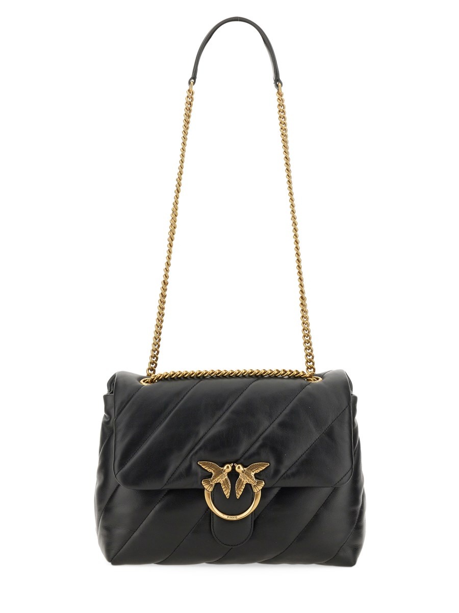 BIG LOVE LEATHER PUFF MAXI QUILT BAG - 2