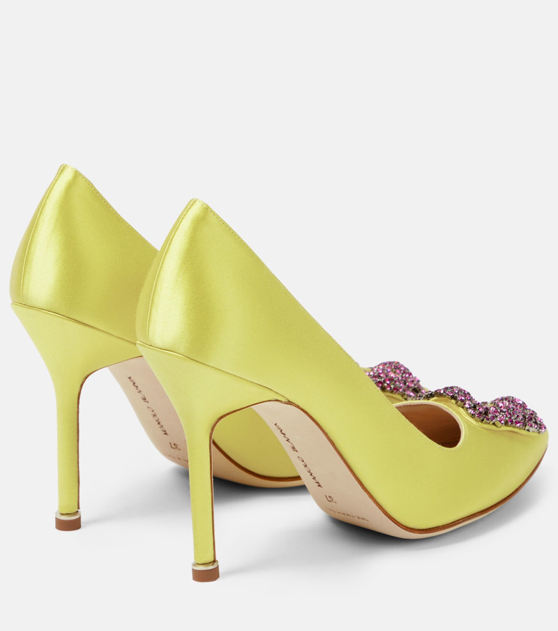 Hangisi 105 embellished satin pumps 3
