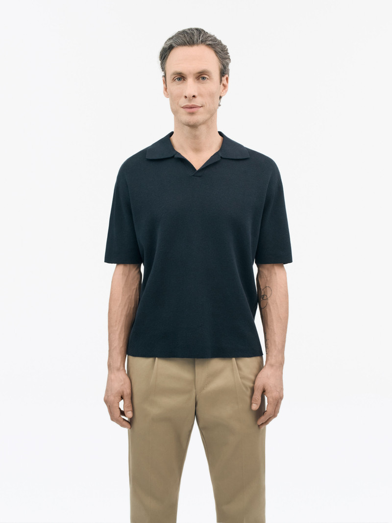 Maelon Knitted Linen Polo 3