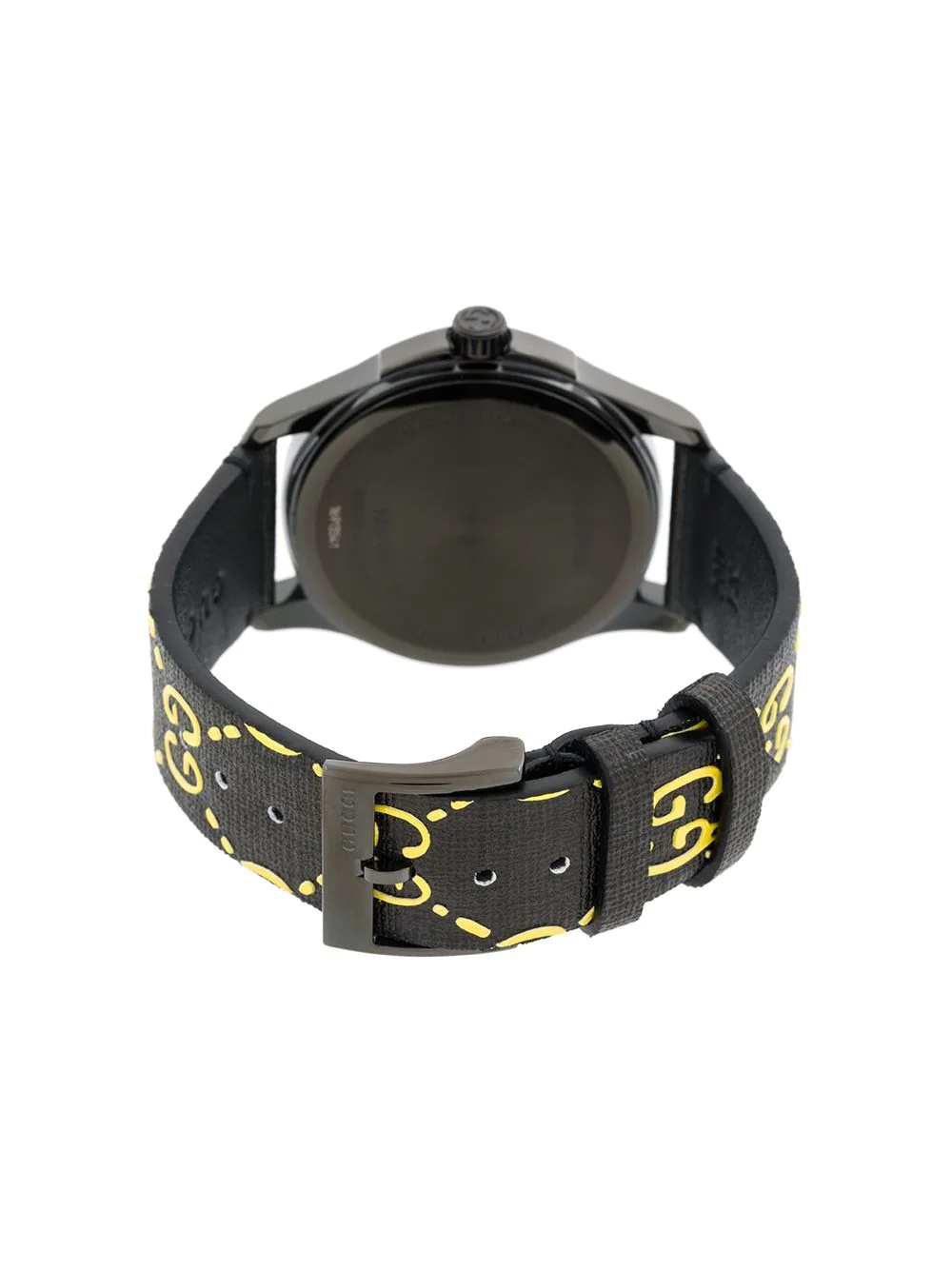 Black Yellow GucciGhost G-Timeless watch - 3