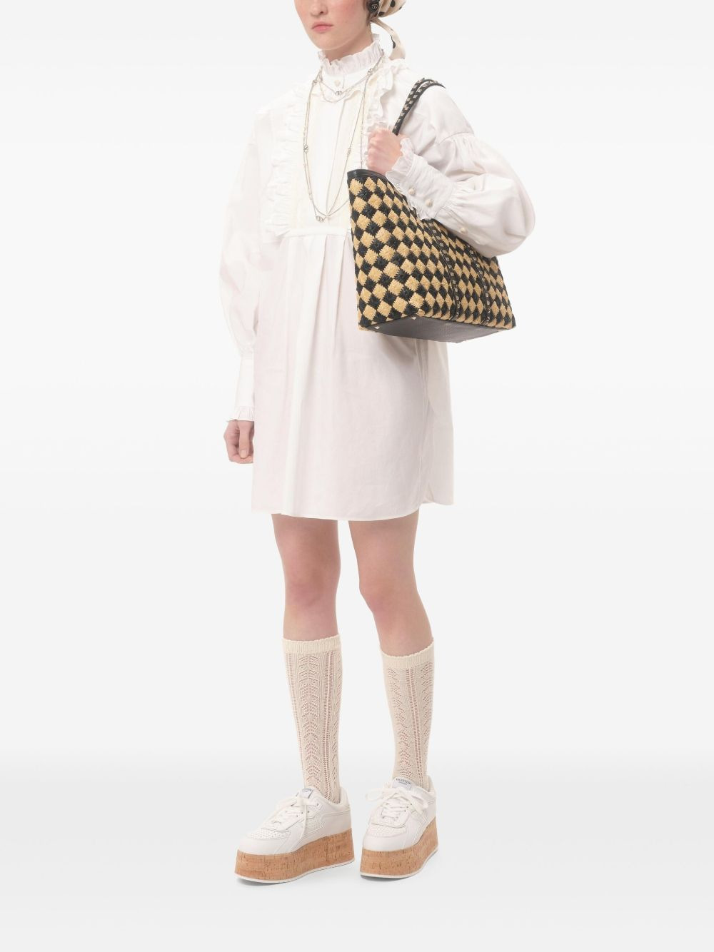 diamond-pattern tote bag - 2