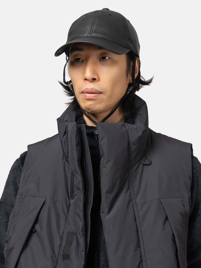DAIWA PIER39 Tech Leather Like Cap Black outlook