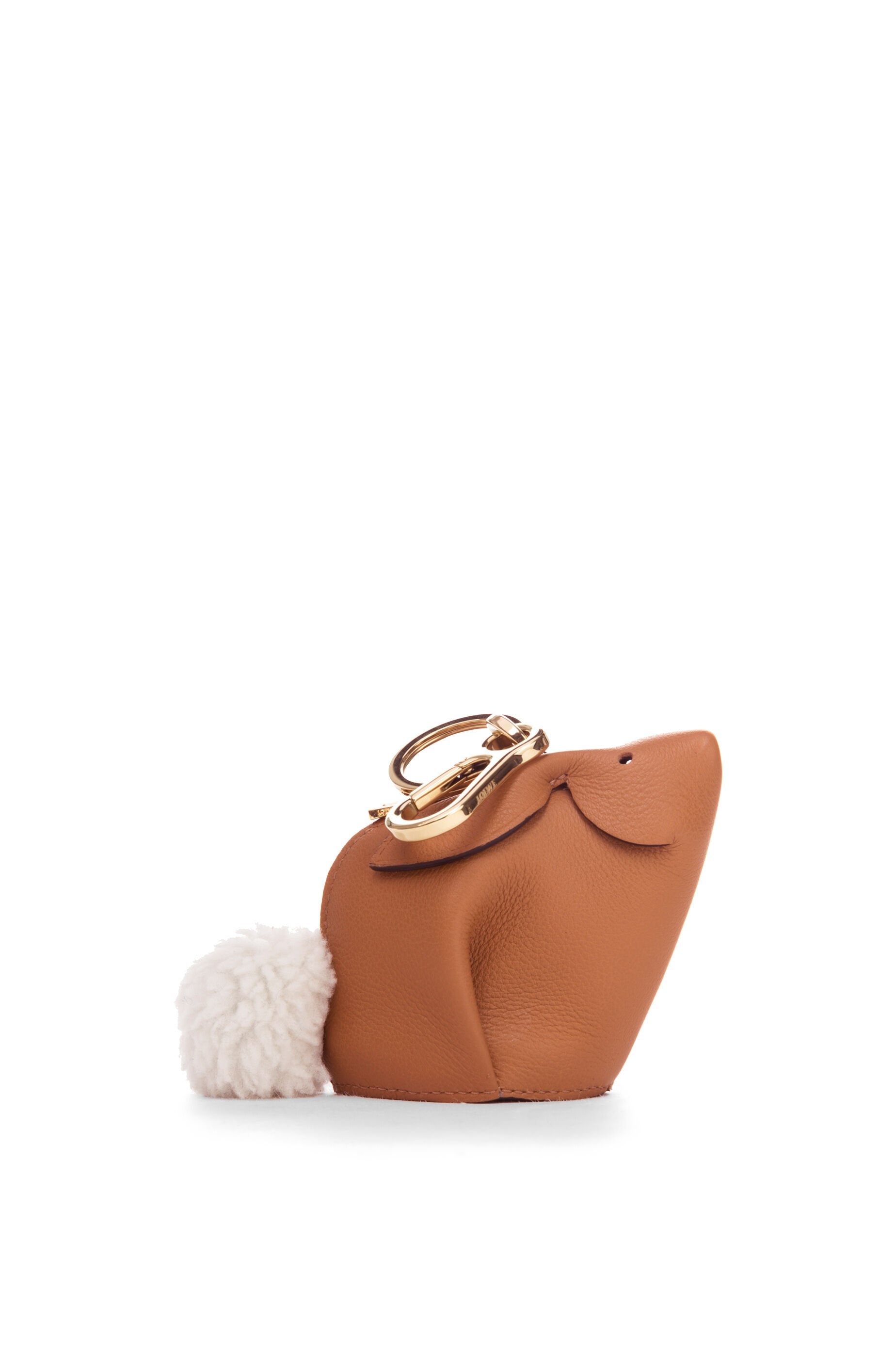 Bunny charm in classic calfskin - 1