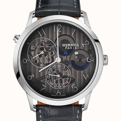Hermès Slim d'Hermes GMT watch, 39.5 mm outlook