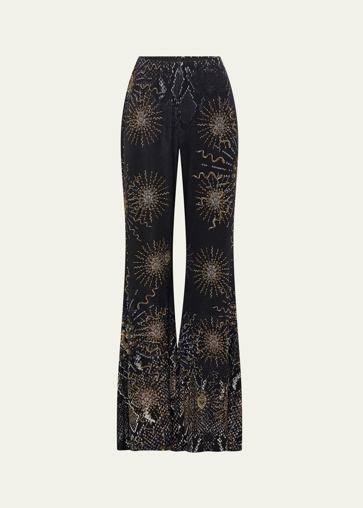 Call Me Cleopatra Flare Jersey Pants - 1