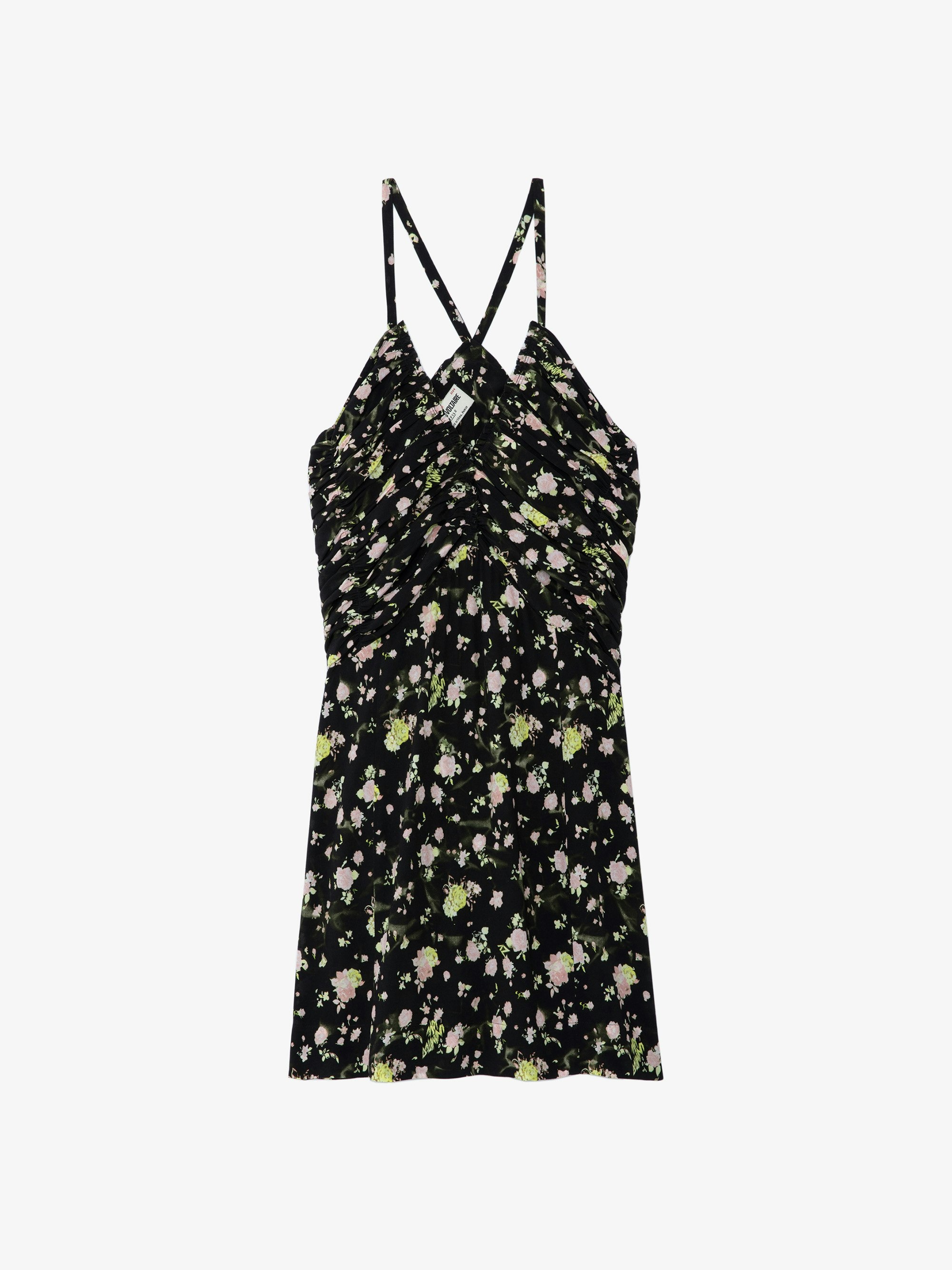 Randa Soft Crinkle Roses Dress - 1