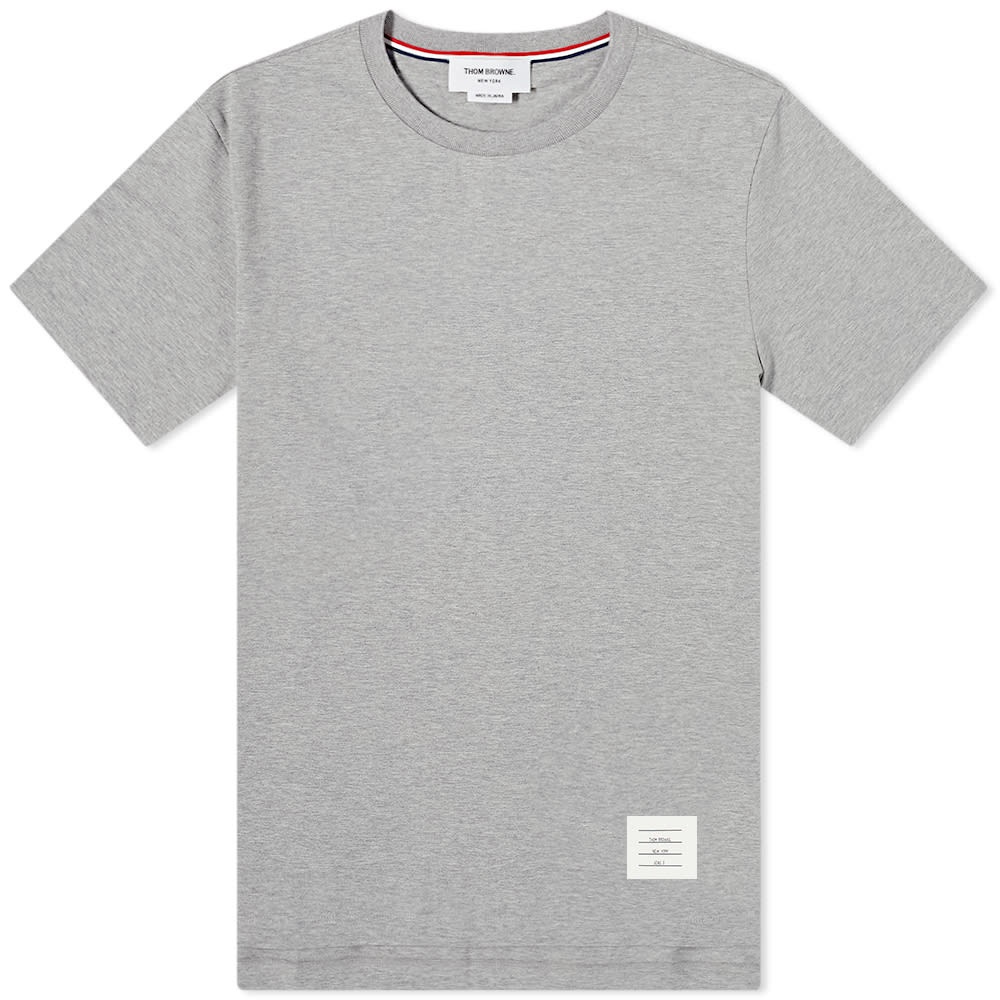 Thom Browne Side Split Classic Tee - 1