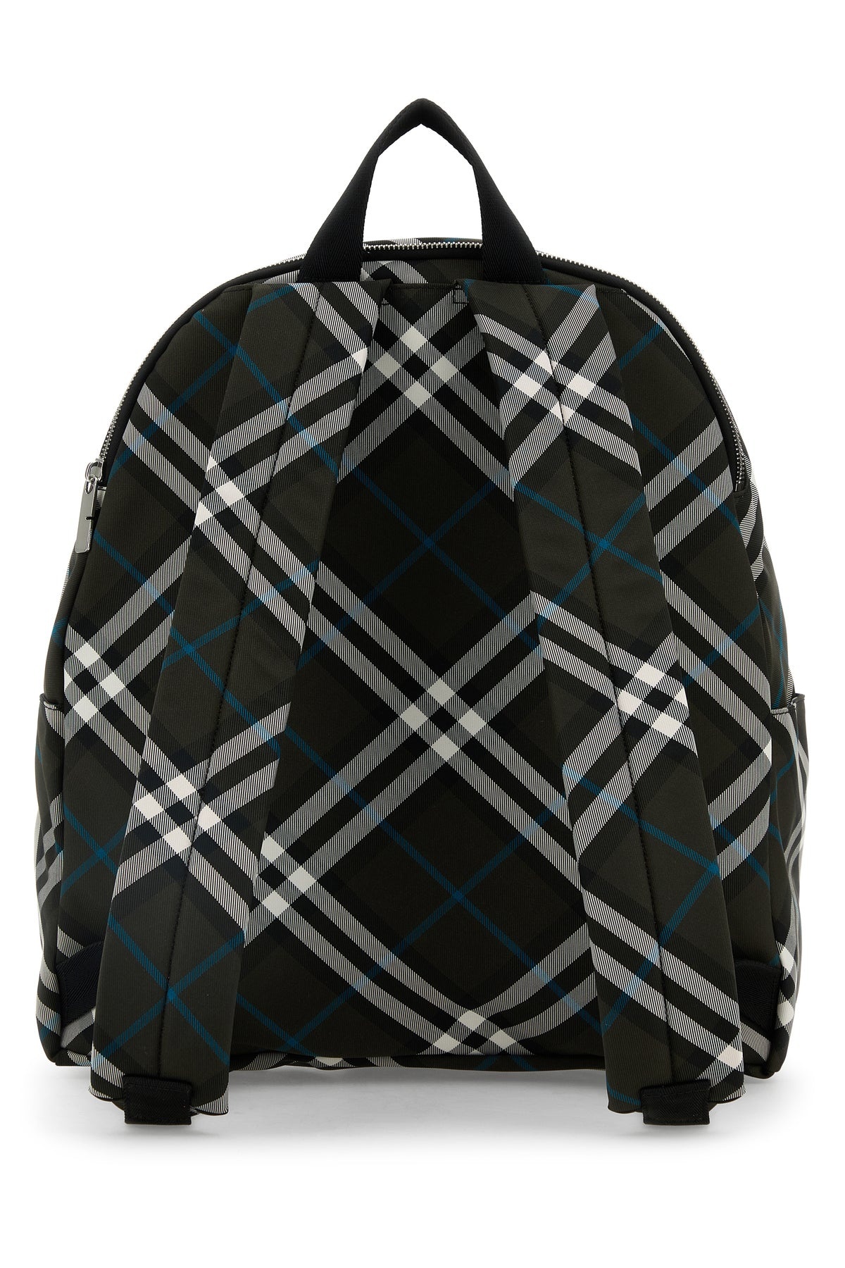 Embroidered fabric Check backpack - 3