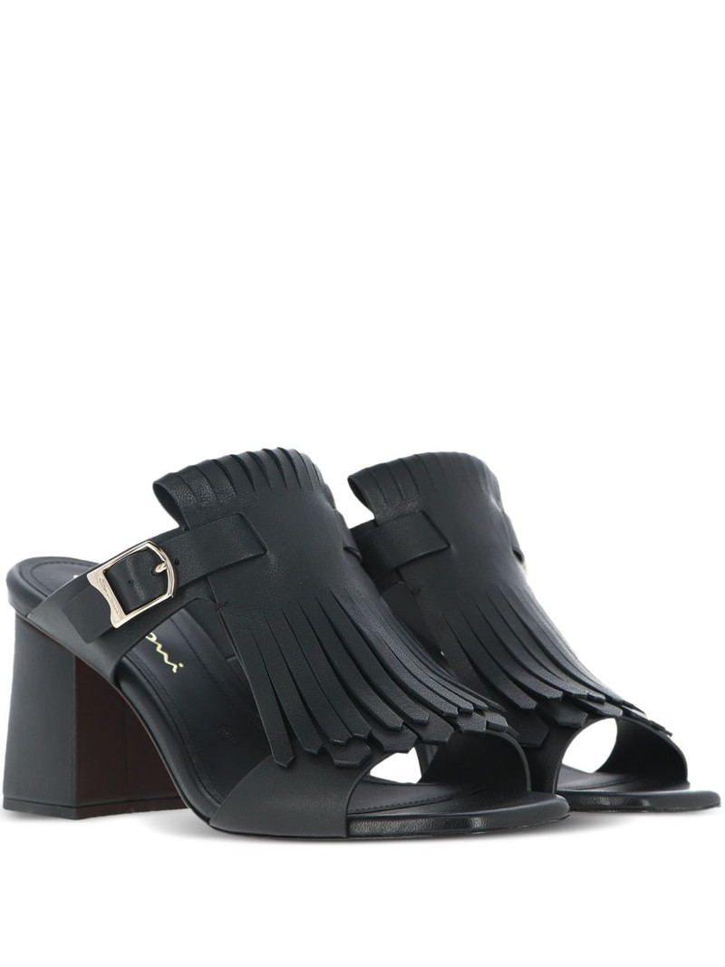 75mm Calyps75fr fringed-detail buckle pumps 1