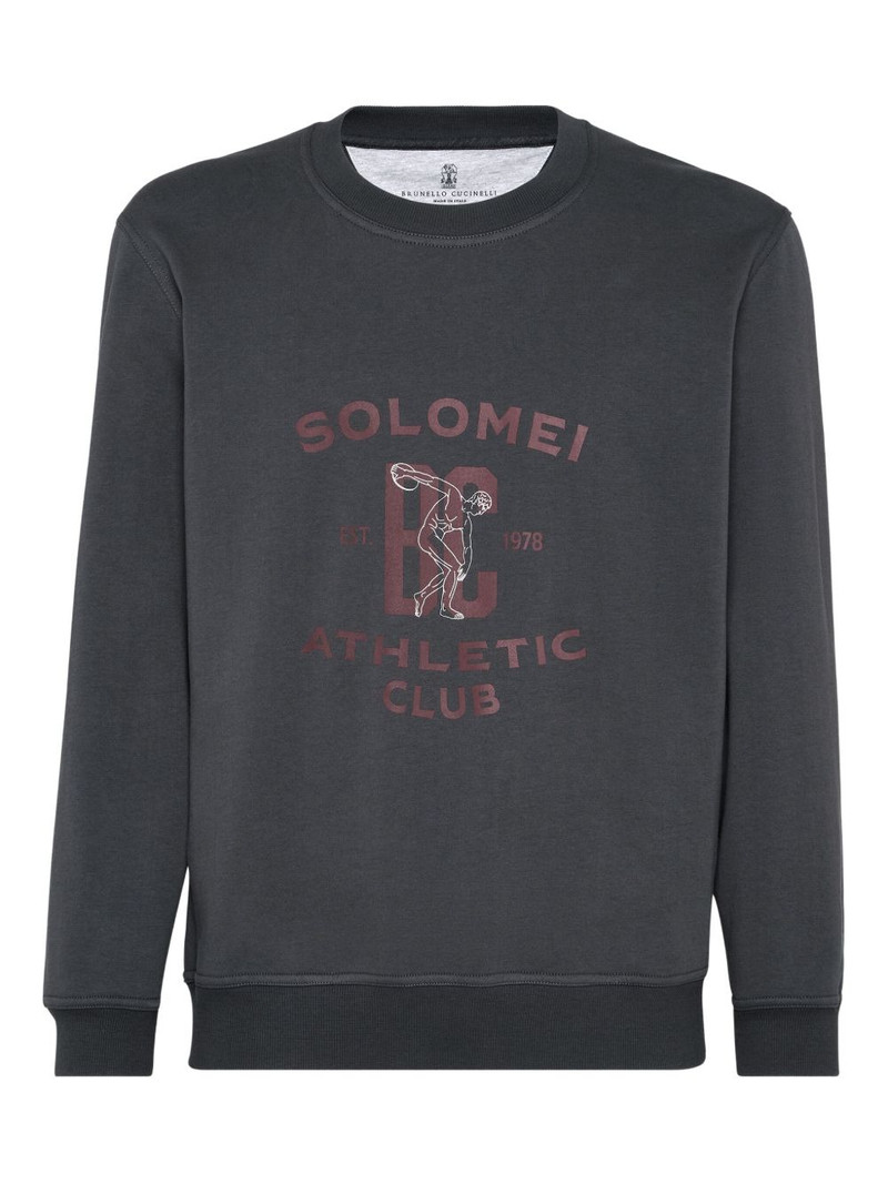 Solomei Athletic-Club print sweatshirt 1
