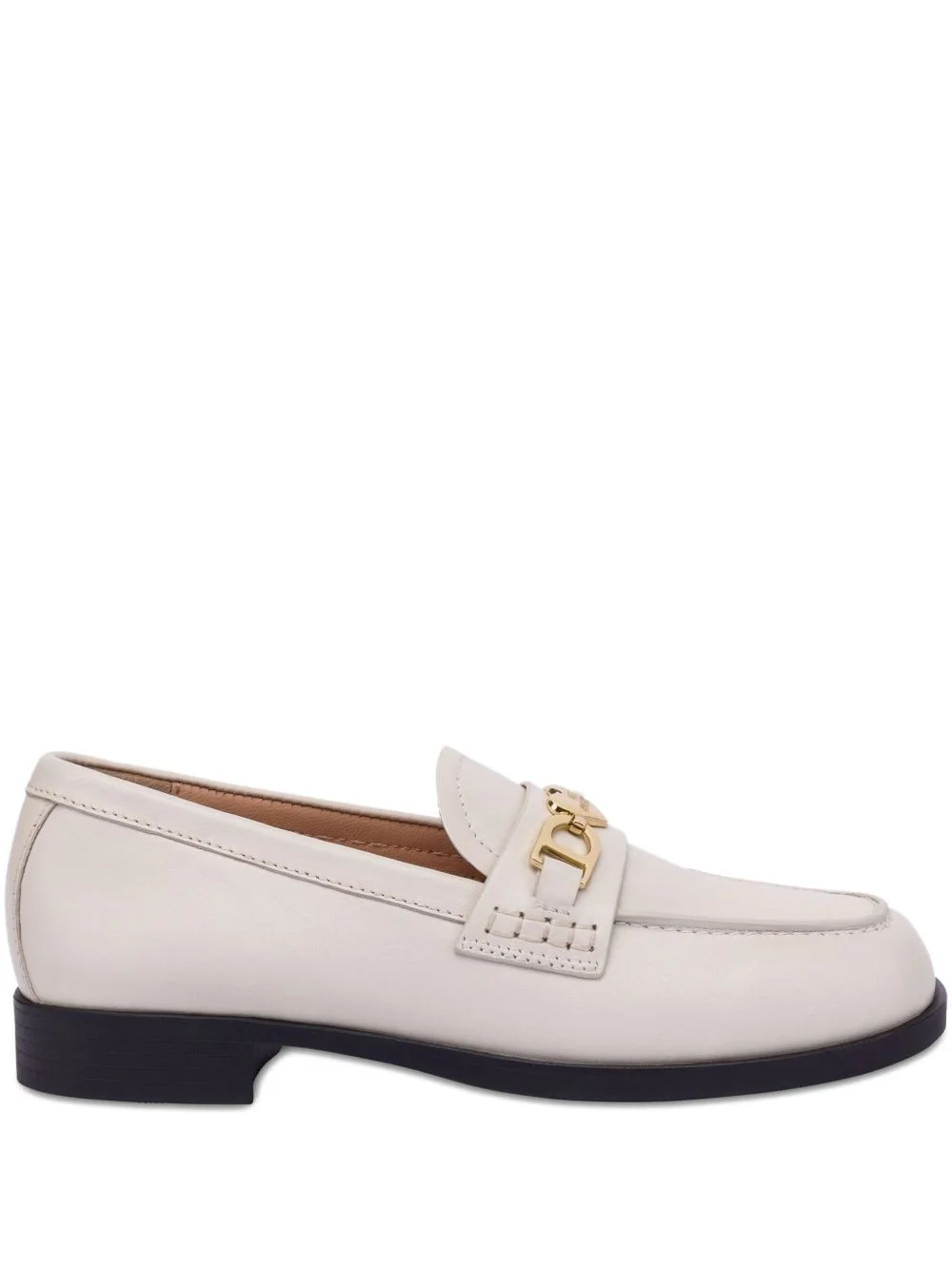logo-plaque loafers - 1