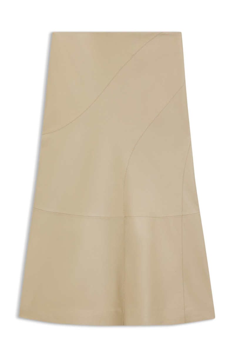 A-LINE SKIRT IN NAPPA LEATHER 1