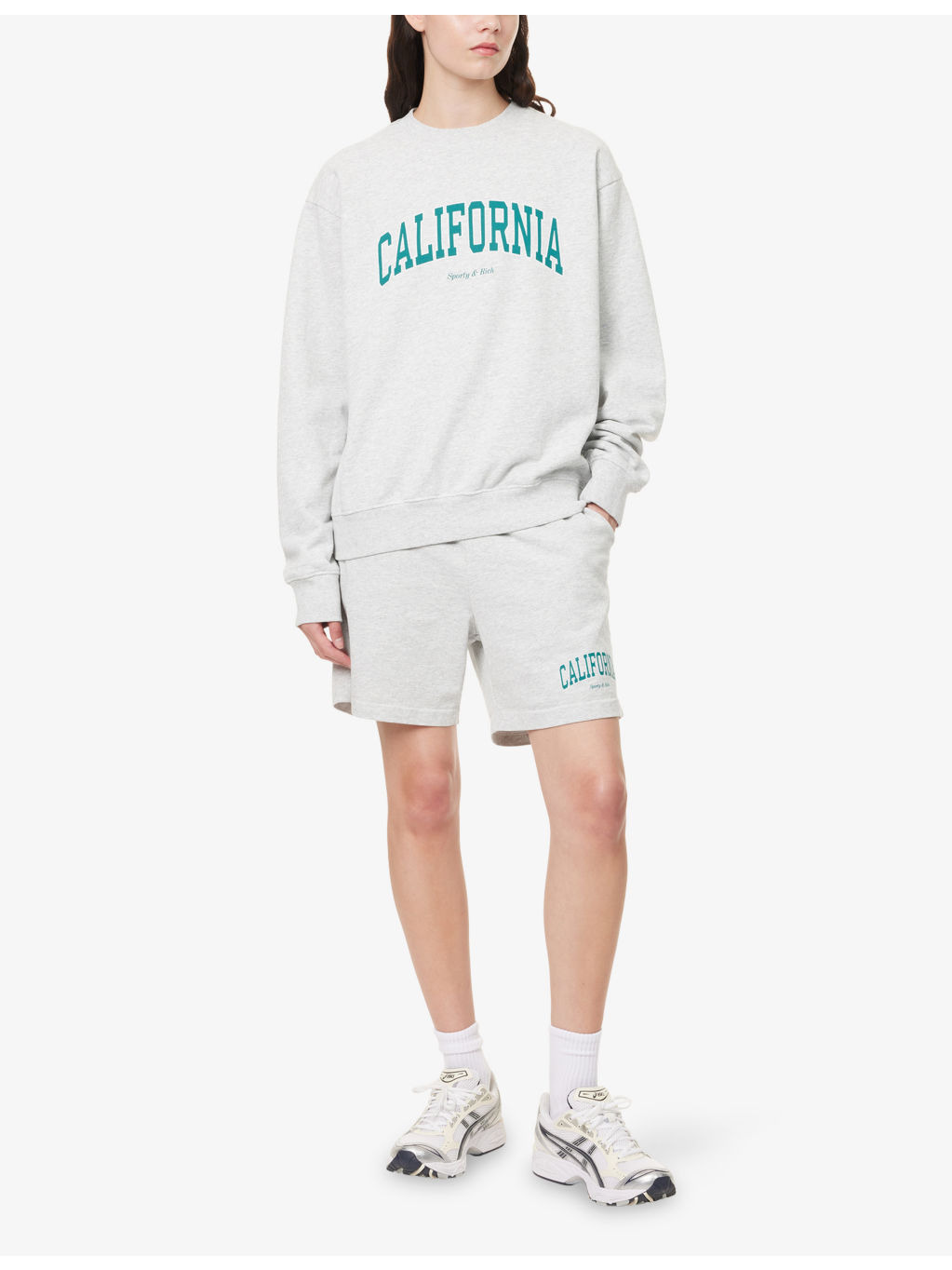 Sports California Gym Cotton-Blend Jersey Shorts - 2