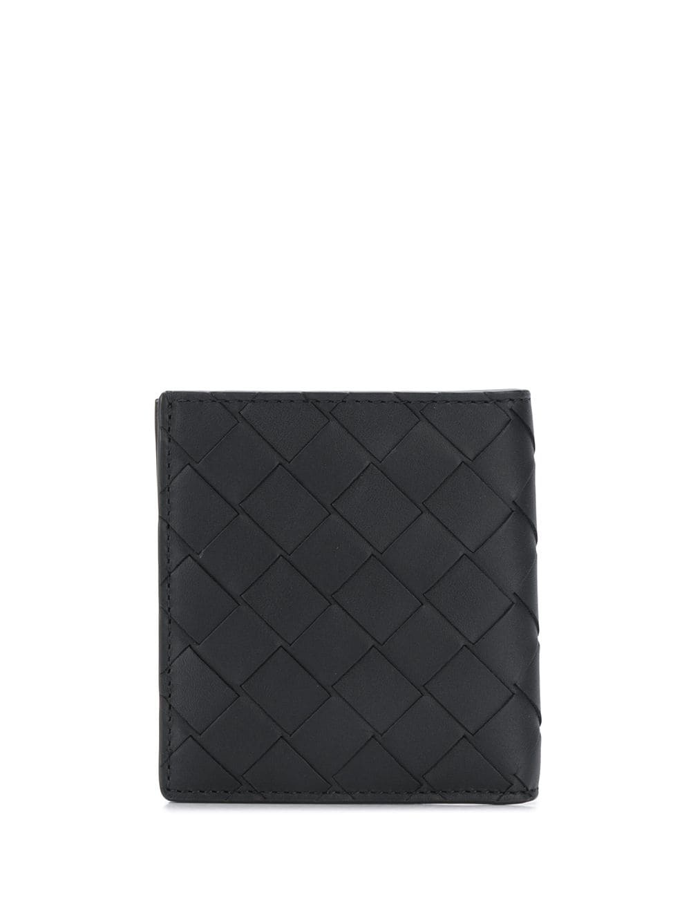 intrecciato weave bi-fold wallet - 2