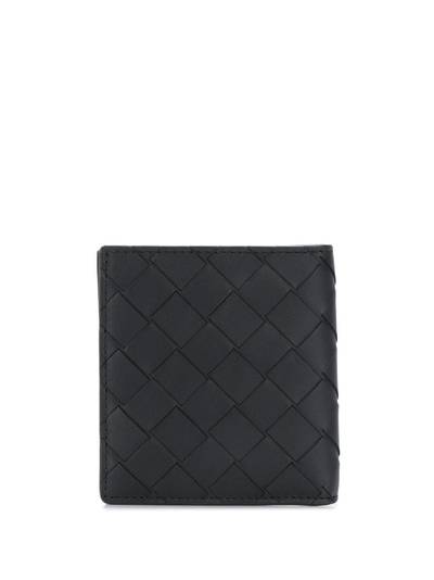 Bottega Veneta intrecciato weave bi-fold wallet outlook