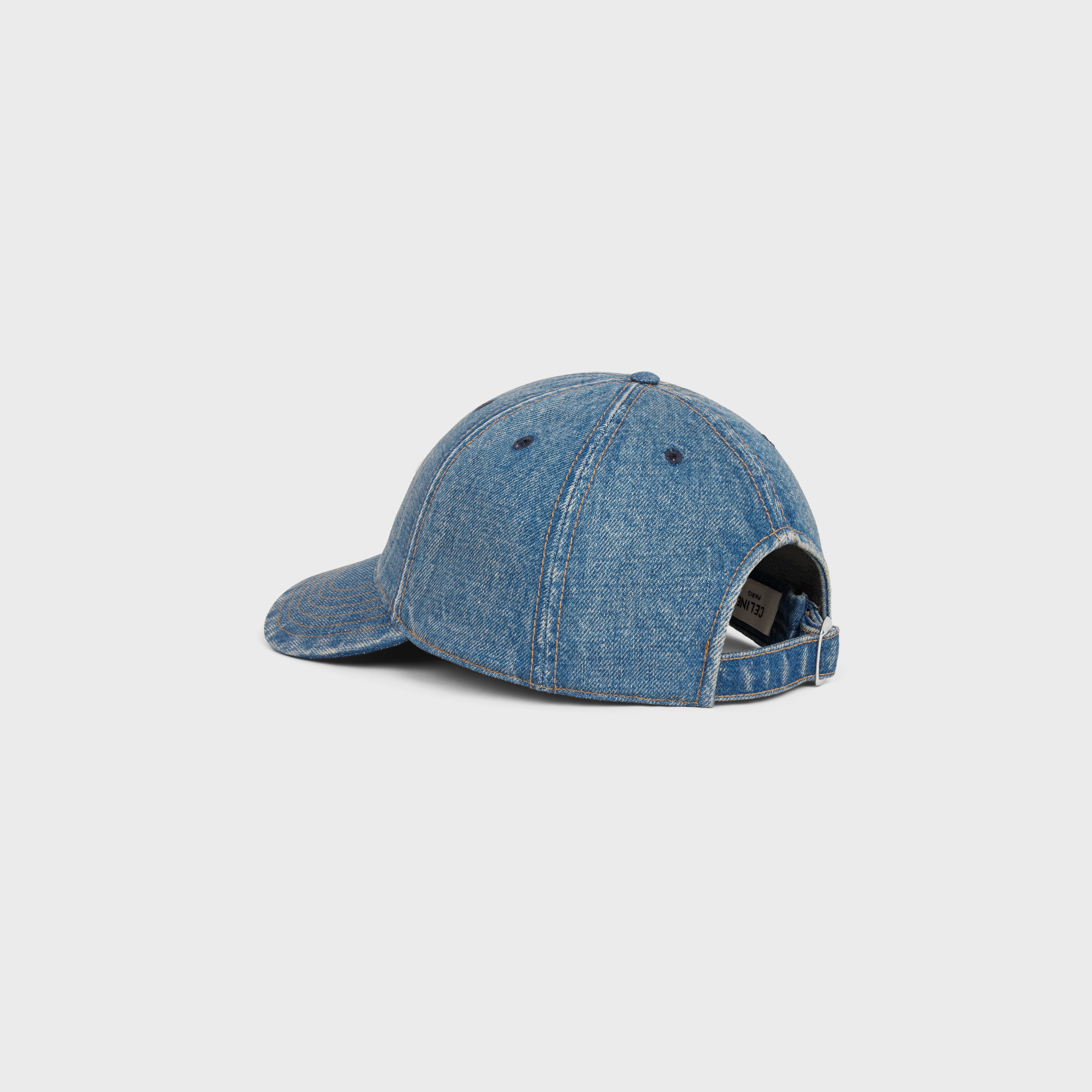 triomphe baseball cap in union wash denim - 4