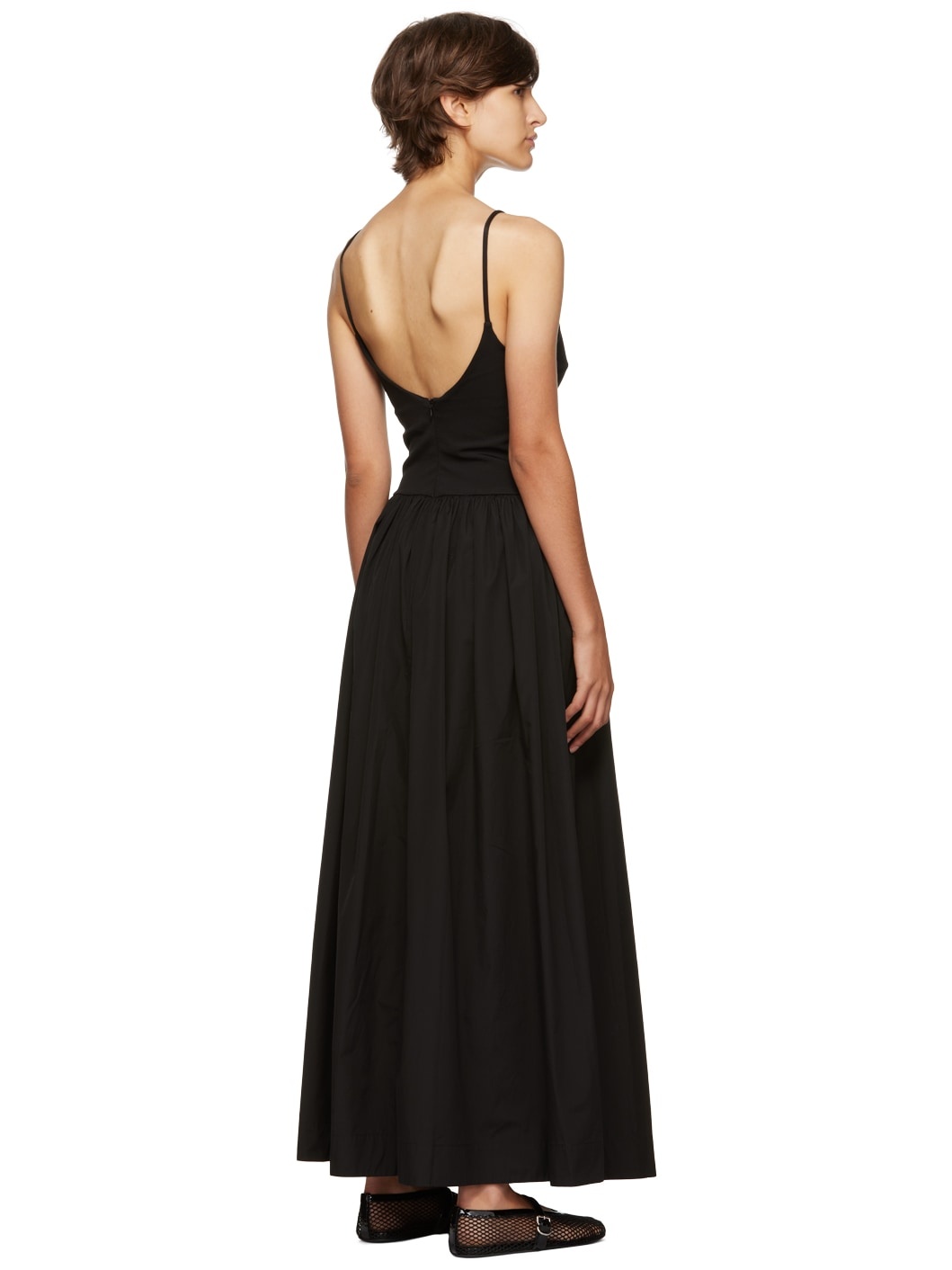 Black Tri Knit Maxi Dress - 3