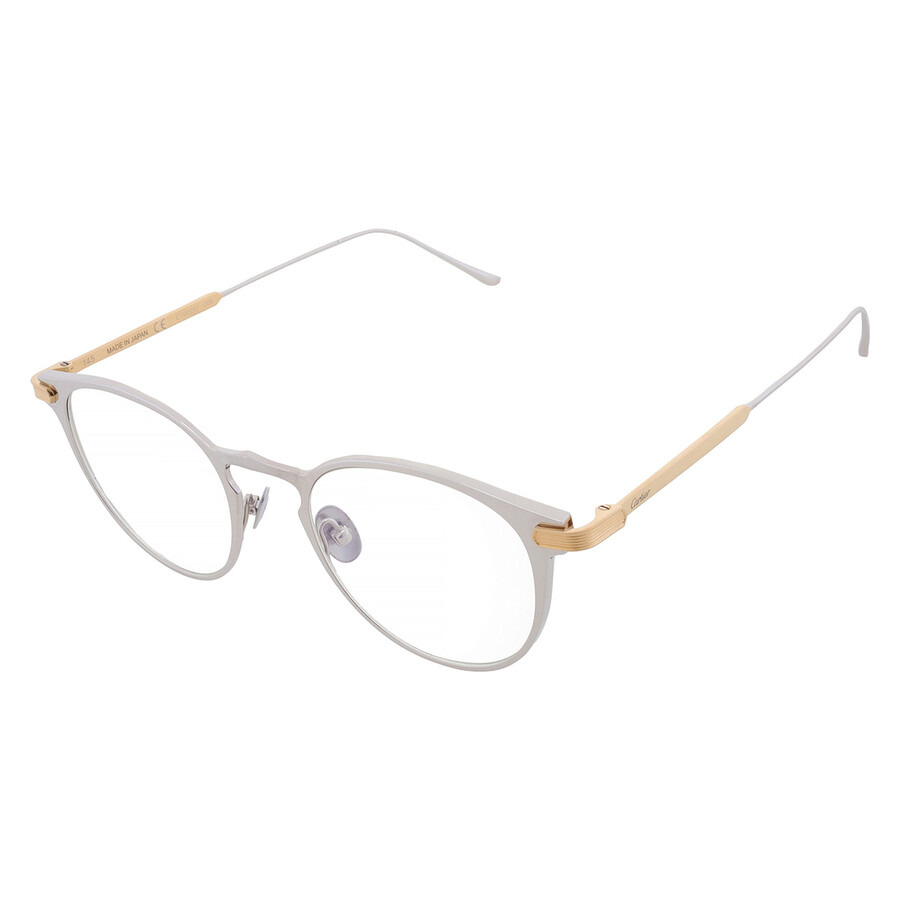 Cartier Demo Phantos Ladies Eyeglasses CT0021O 006 50 - 3