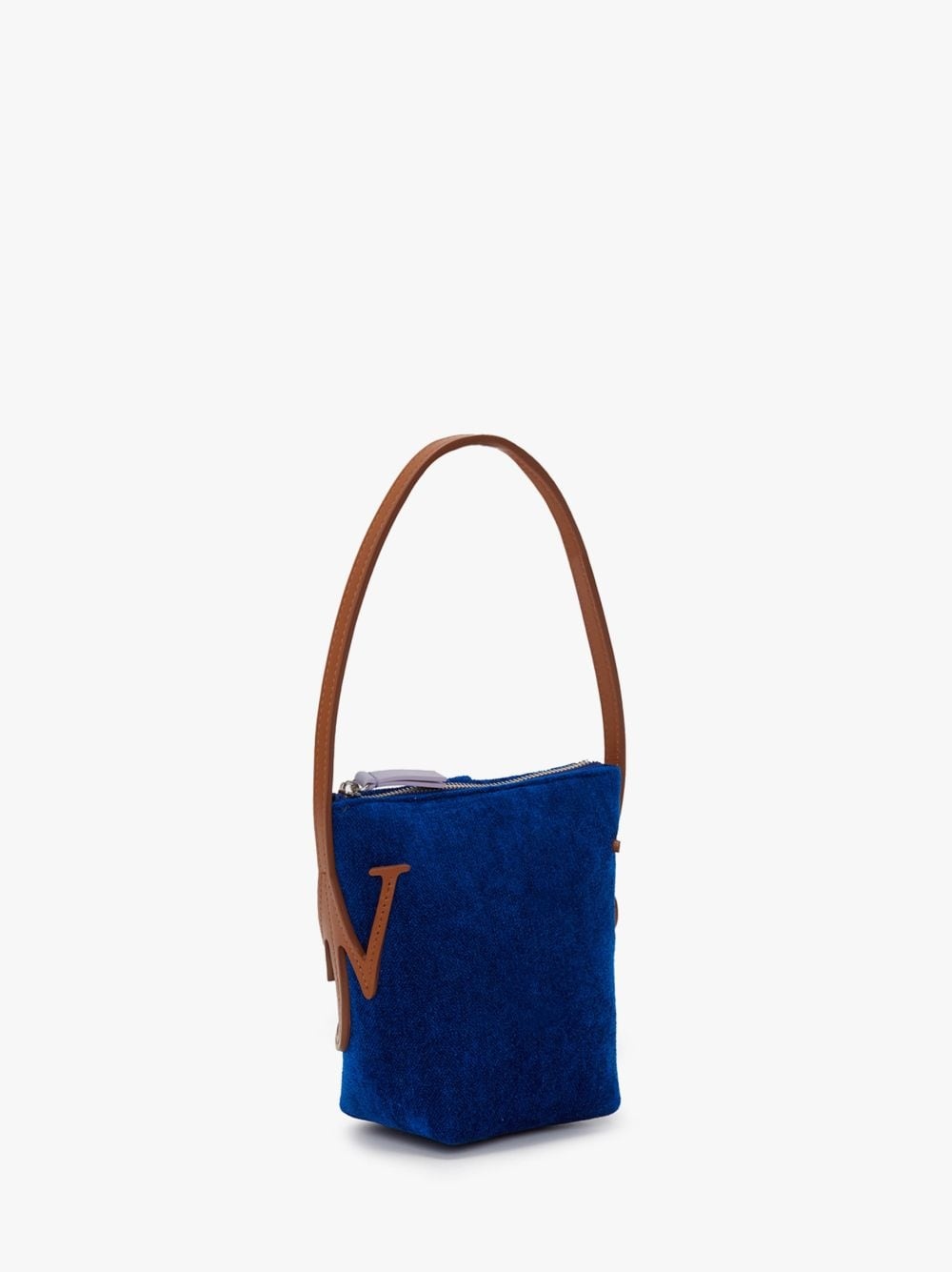 MINI ANCHOR HOBO - CHENILLE TOP HANDLE BAG - 2