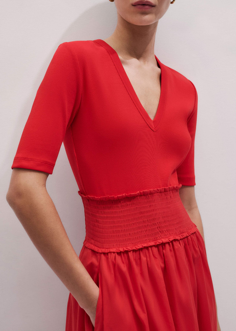 ME+EM Mixed Media Maxi Dress outlook