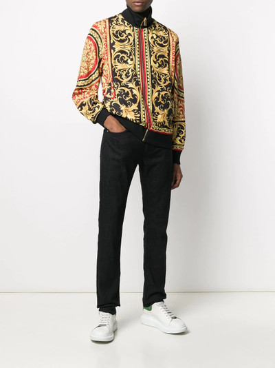 VERSACE Barocco print reversible bomber jacket outlook