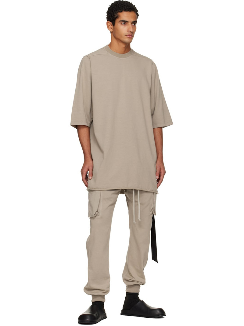 Rick Owens DRKSHDW Taupe Concordians Mastodon Cut Cargo Pants outlook