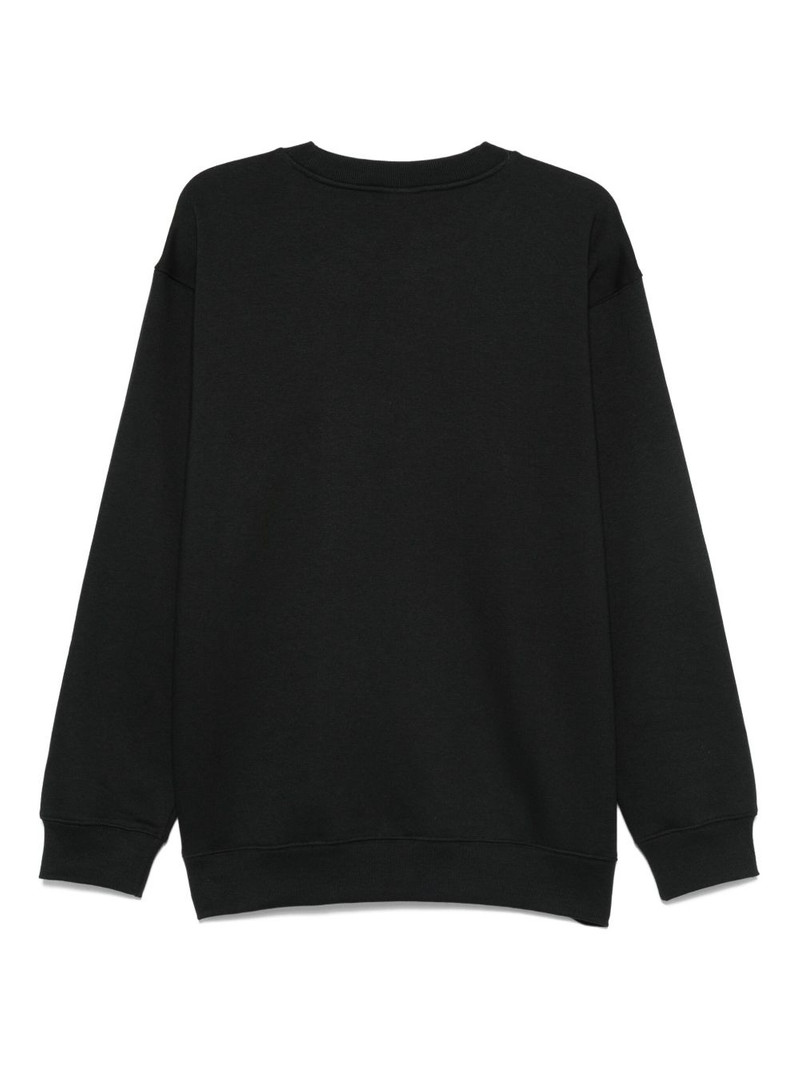 New Balance embroidered-logo crew-neck sweatshirt outlook