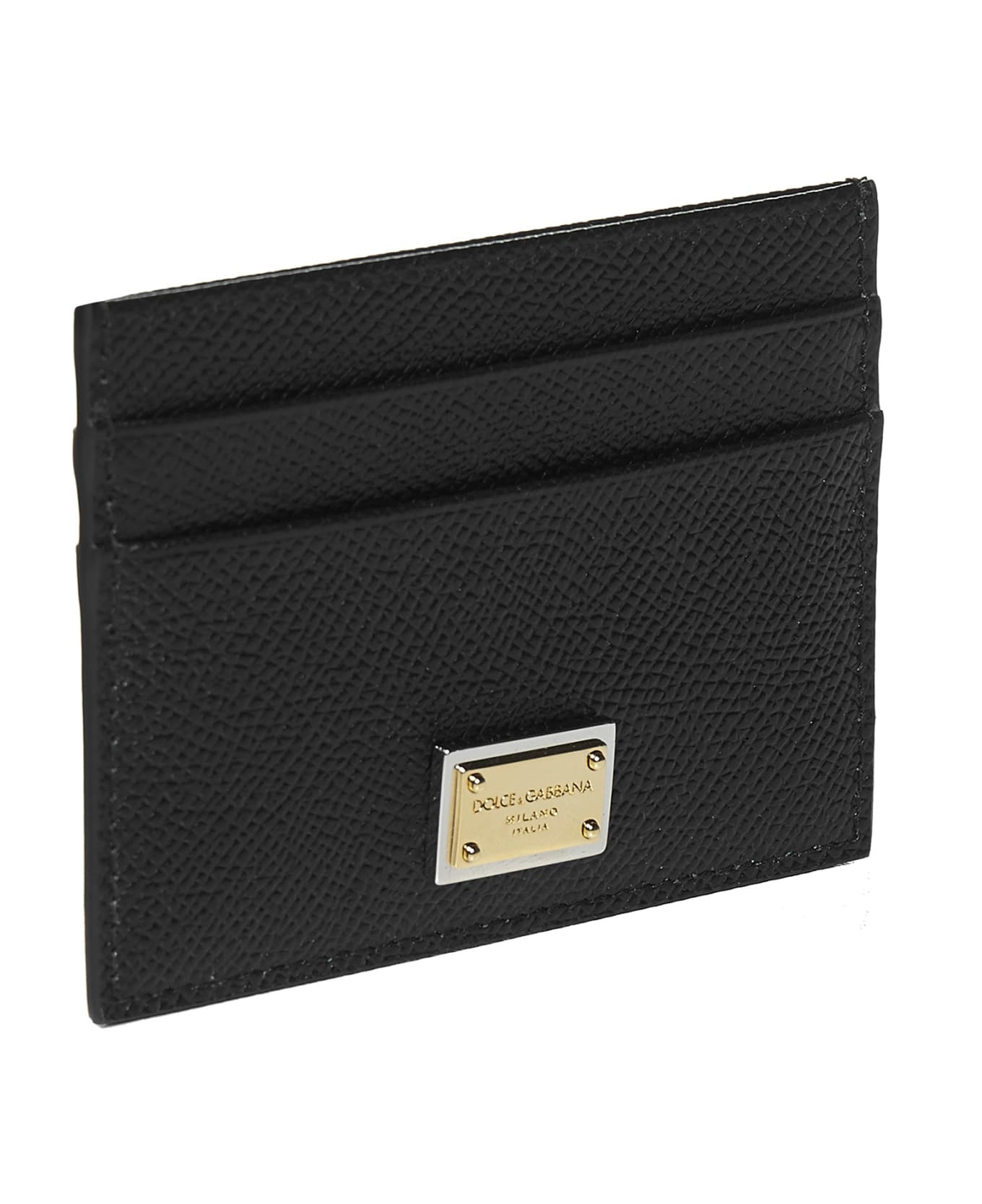 Leather Card Holder With Logo Plaque - 2