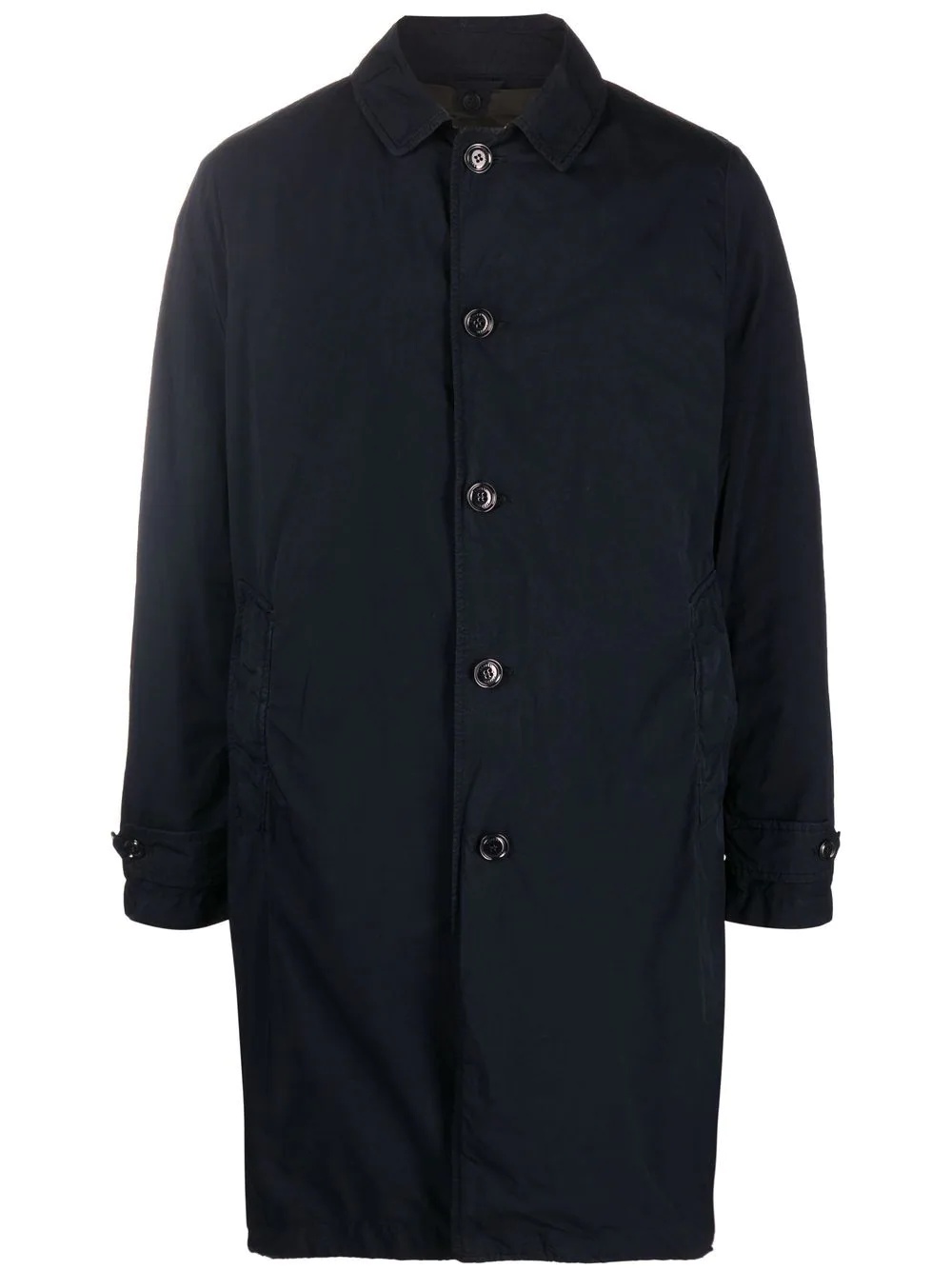 mid-length single-breasted coat - 2