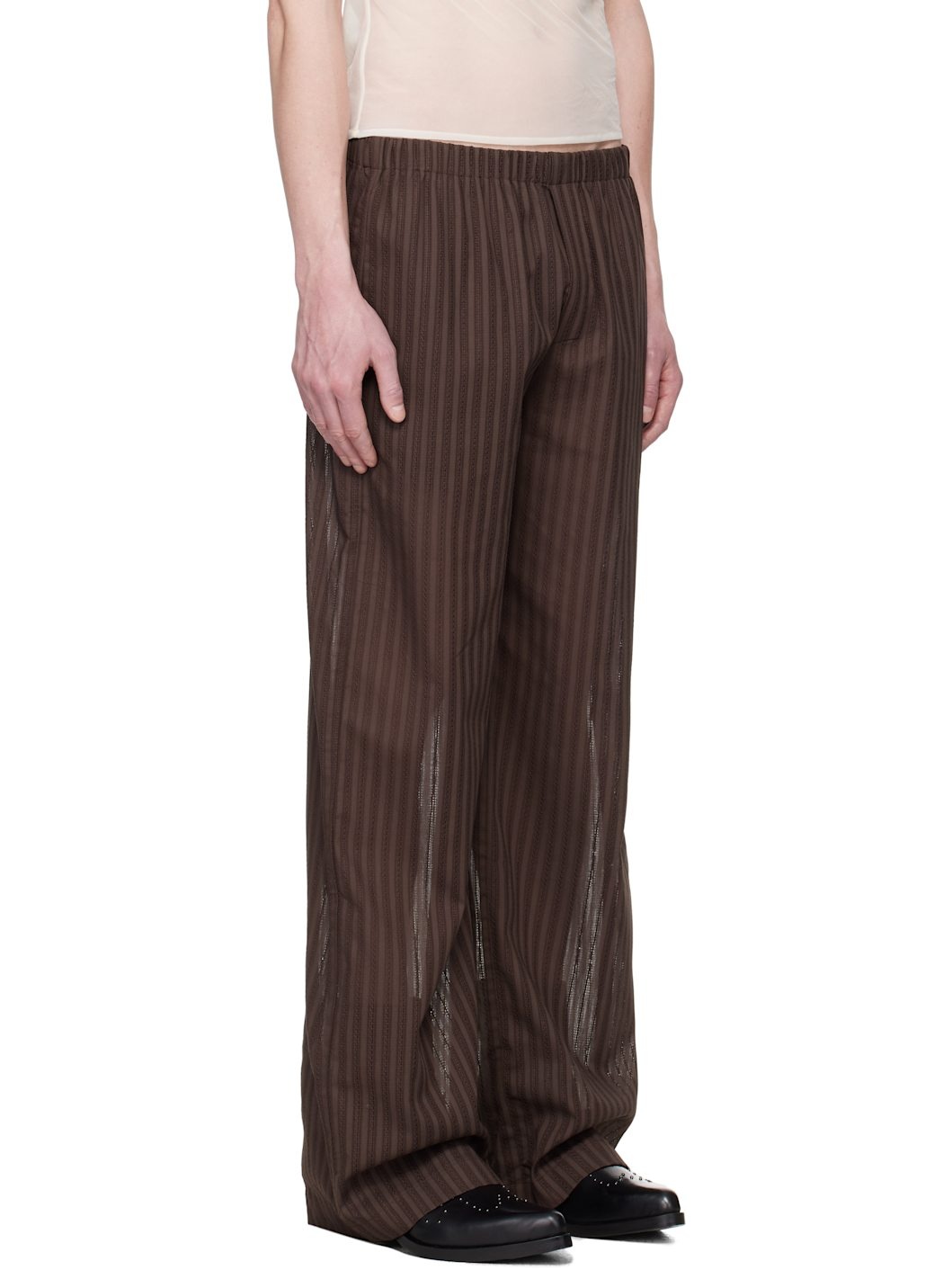 Brown Boxer Trousers - 2