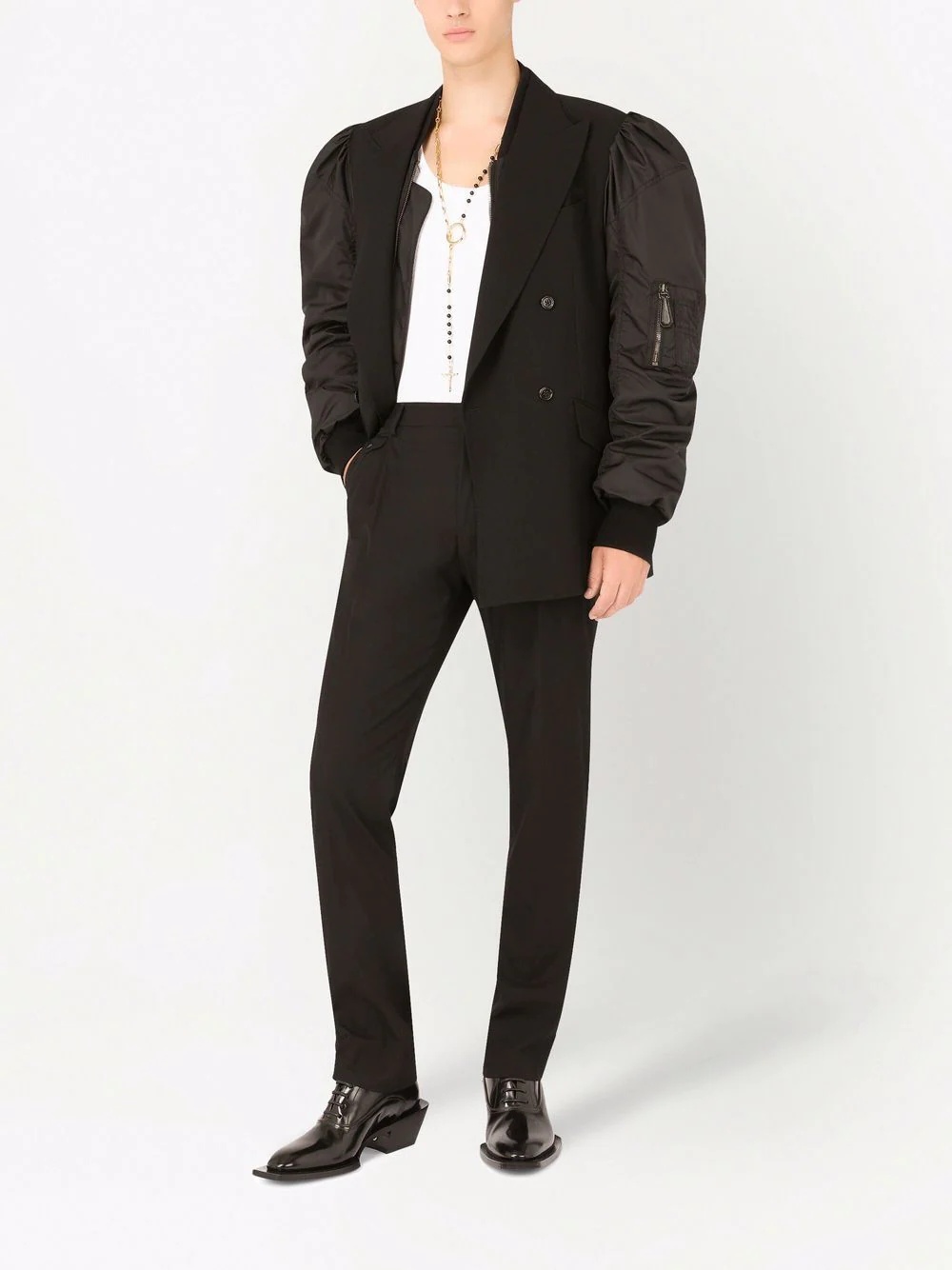 tailored wool trousers - 2